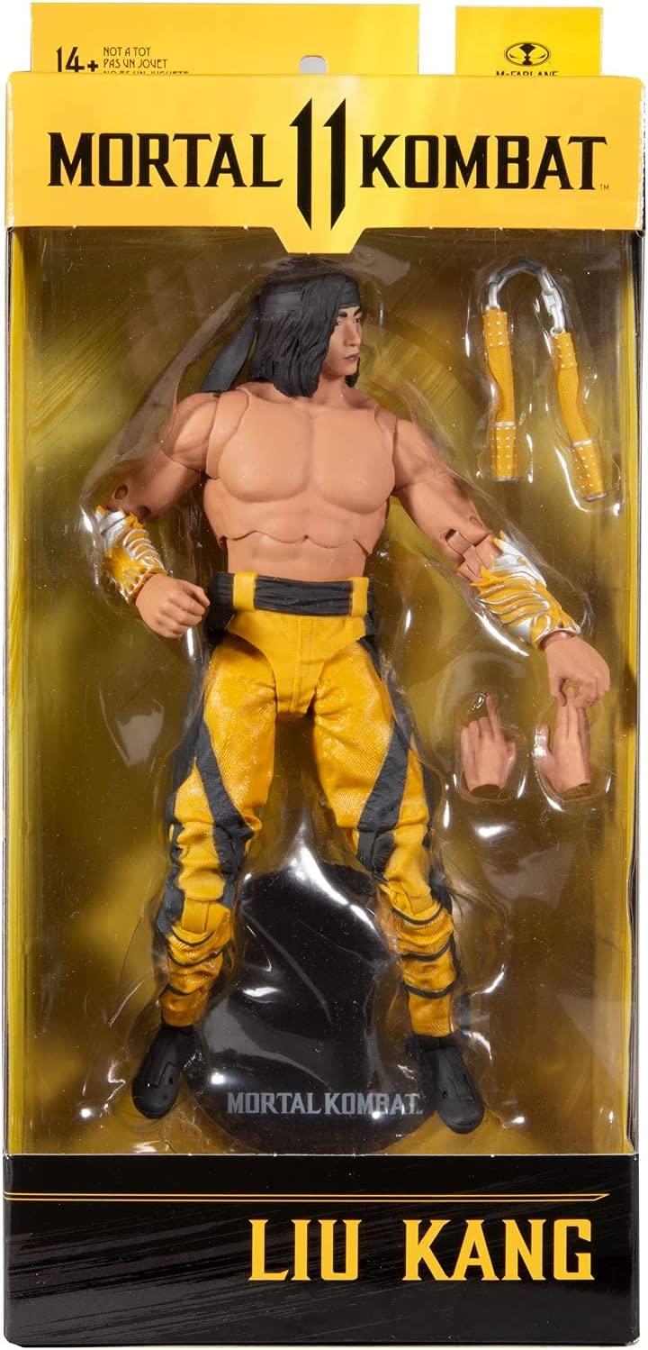 Mortal Kombat 7 Inch Action Figure | Liu Kang (Fighting Abbot Skin)