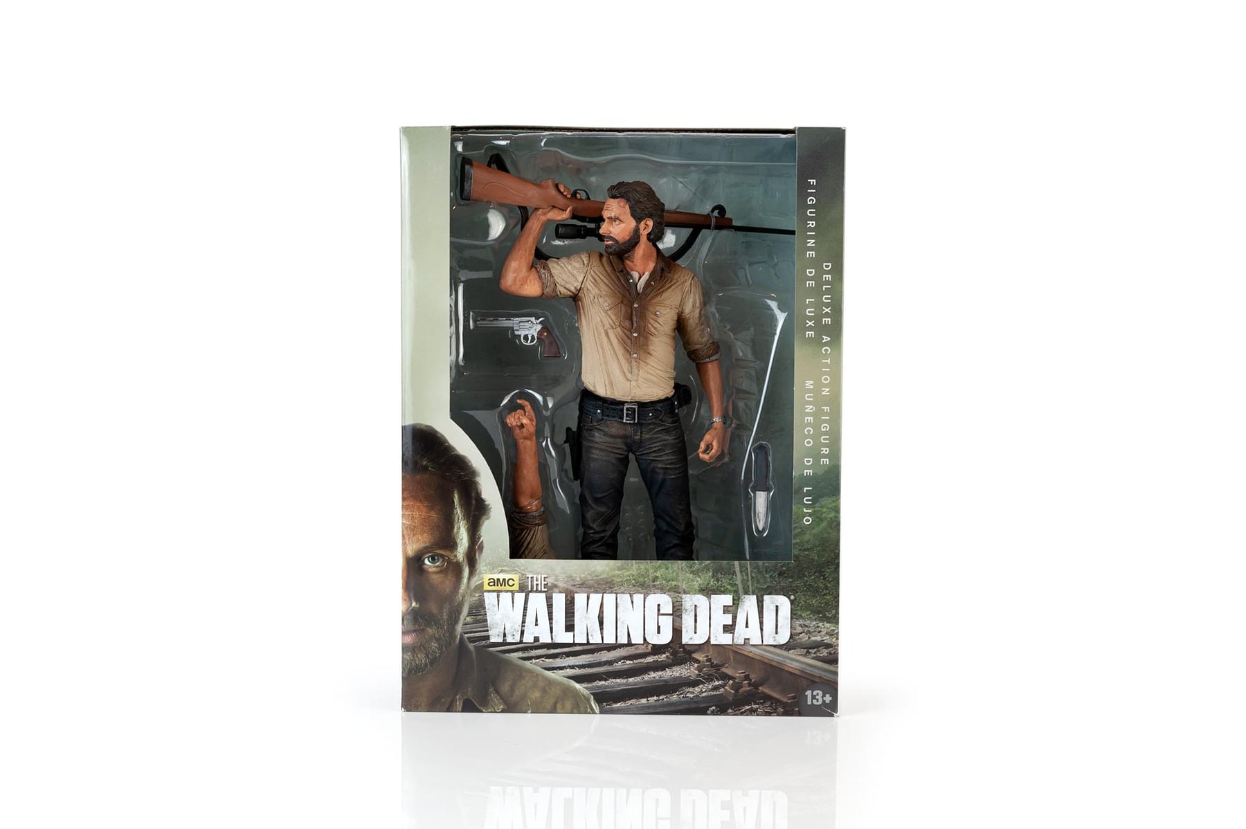 The Walking Dead Rick Grimes Deluxe Poseable Figure | Measures 10 Inches Tall