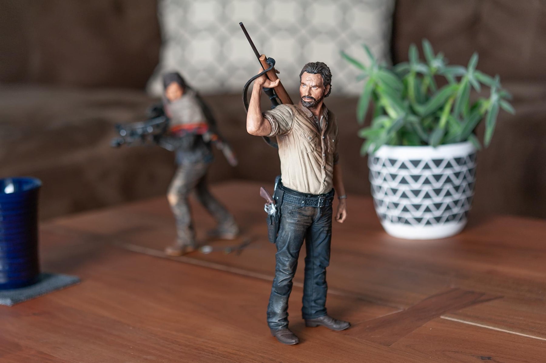 The Walking Dead Rick Grimes Deluxe Poseable Figure | Measures 10 Inches Tall
