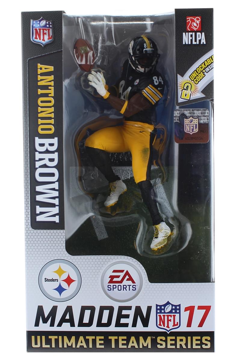 Pittsburgh Steelers, Antonio Brown Madden NFL 17 Series 3 Ultimate Team Figure