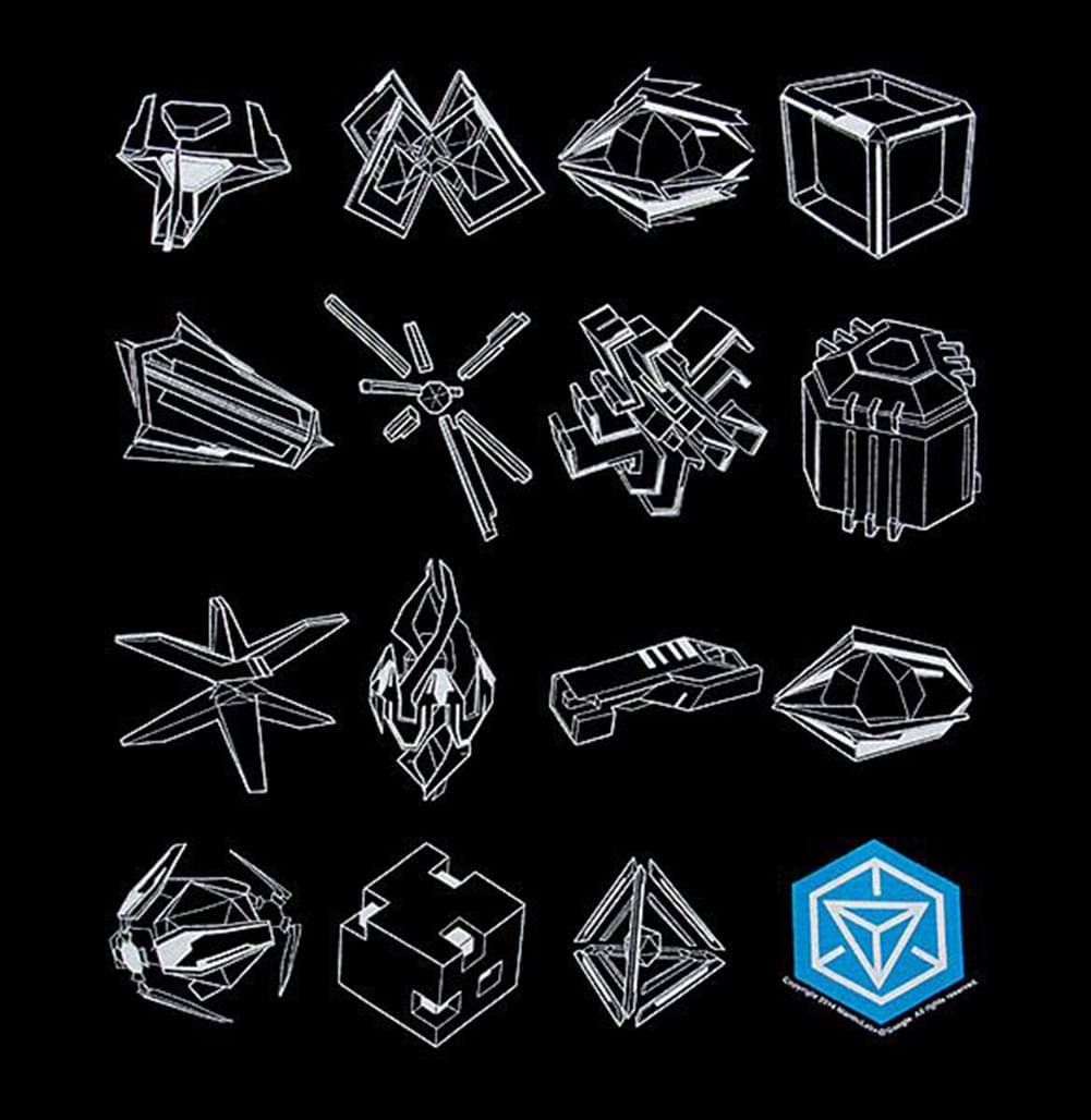Ingress Tools of War Adult T-Shirt
