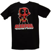Hey There Deadpool Men's T-Shirt Adult: Black