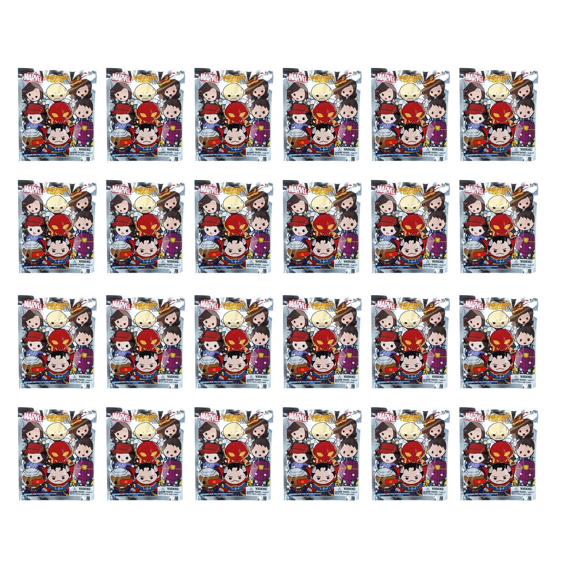 Marvel Series 8 Blind Bag Foam Figural Key Ring | Case of 24
