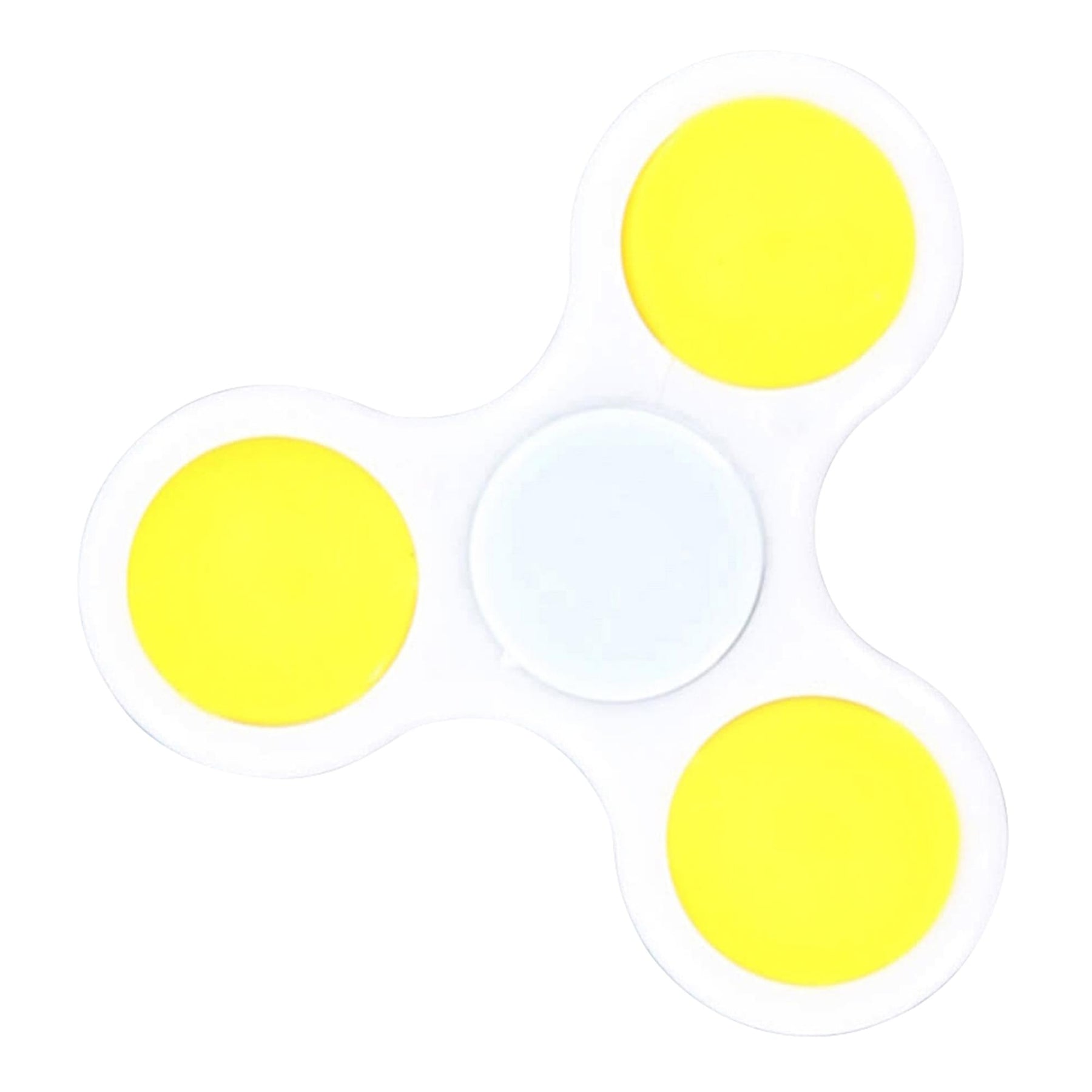 Emoji Solid Color Fidget Spinner | White