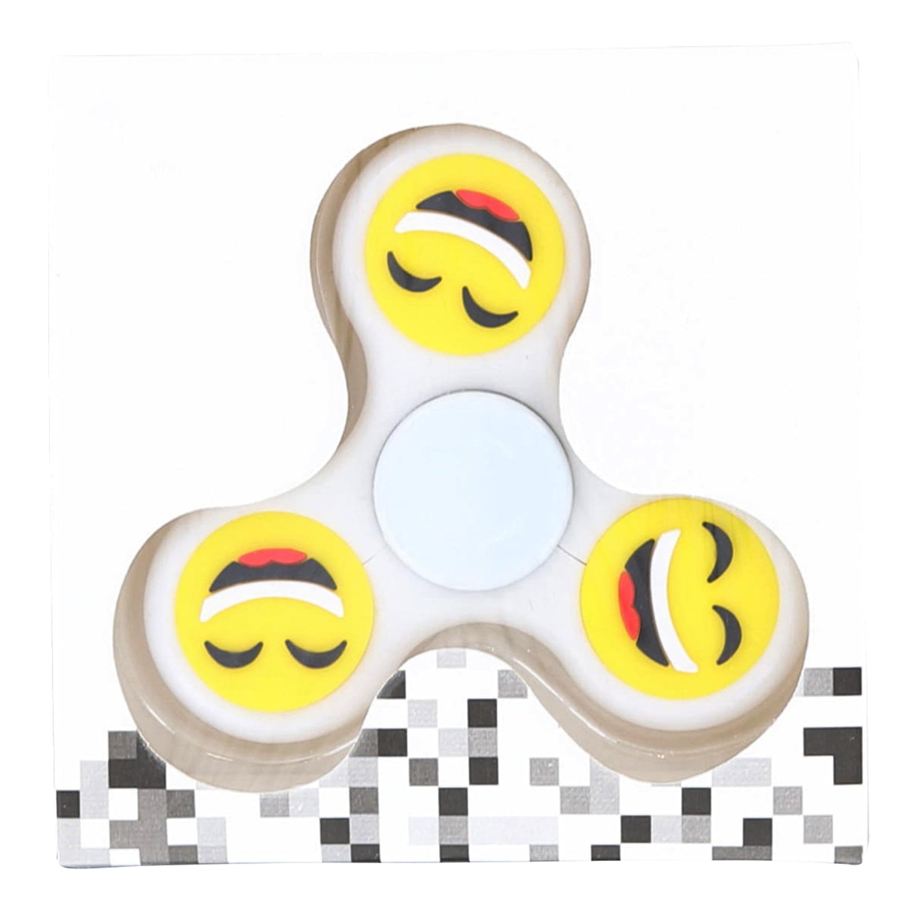 Emoji Solid Color Fidget Spinner | White