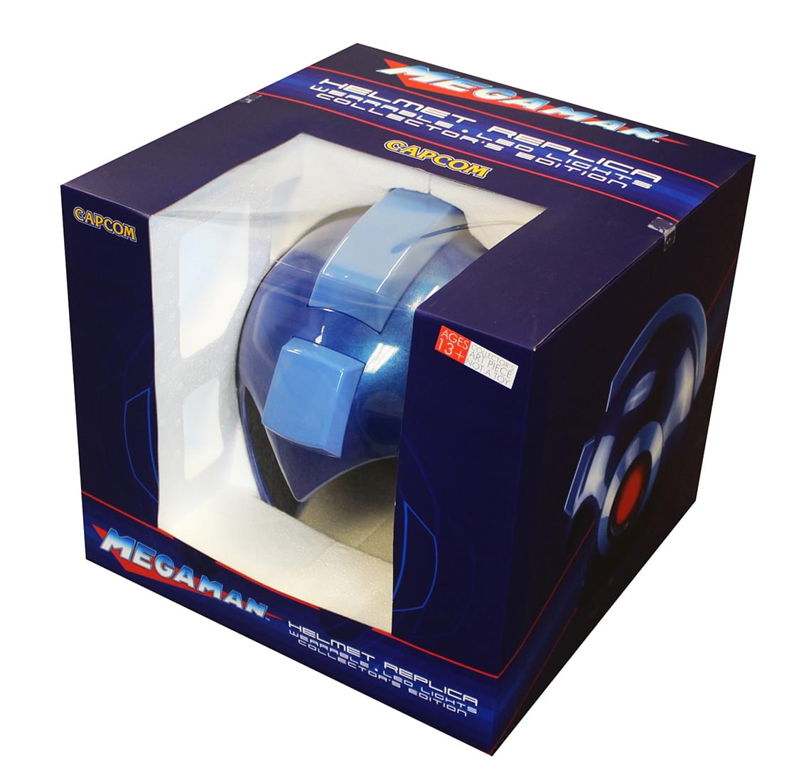 ロックマン ヘルメット レプリカ カプコン CAPCOM 新品 メガマ hA5O ロックマン ヘルメット レプリカ カプコン CAPCOM 新品 メガマ