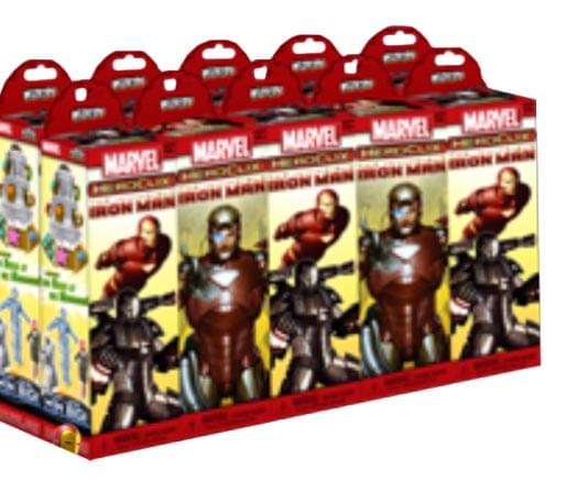 Iron Man Marvel Heroclix Booster Brick Blind Box Case Of 10 | Free Shi