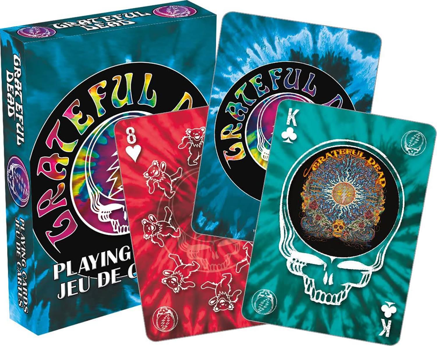 Grateful Dead Tie Dye Playing Cards | 52 Card Deck + 2 Jokers