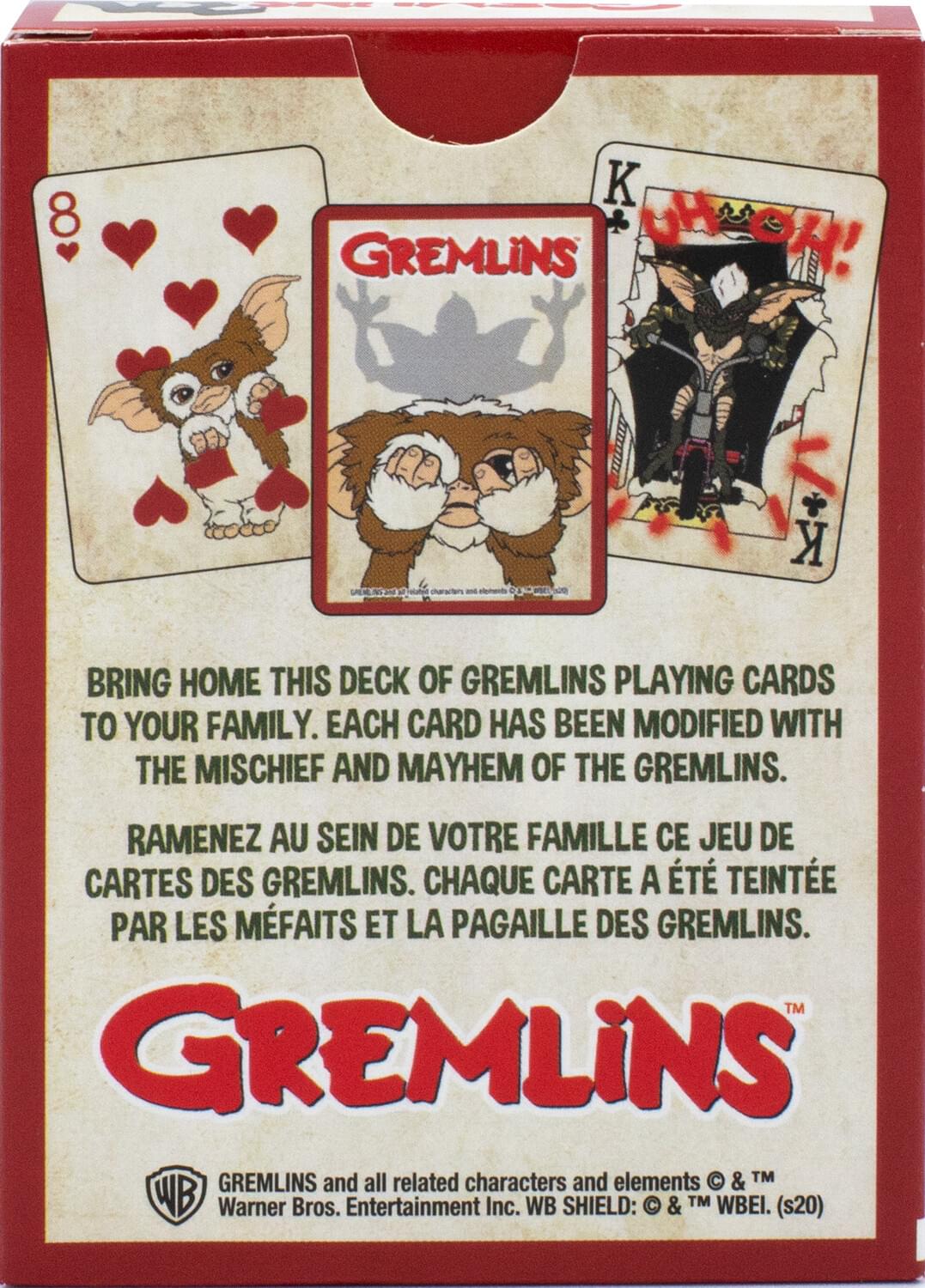 Gremlins Playing Cards | 52 Card Deck + 2 Jokers
