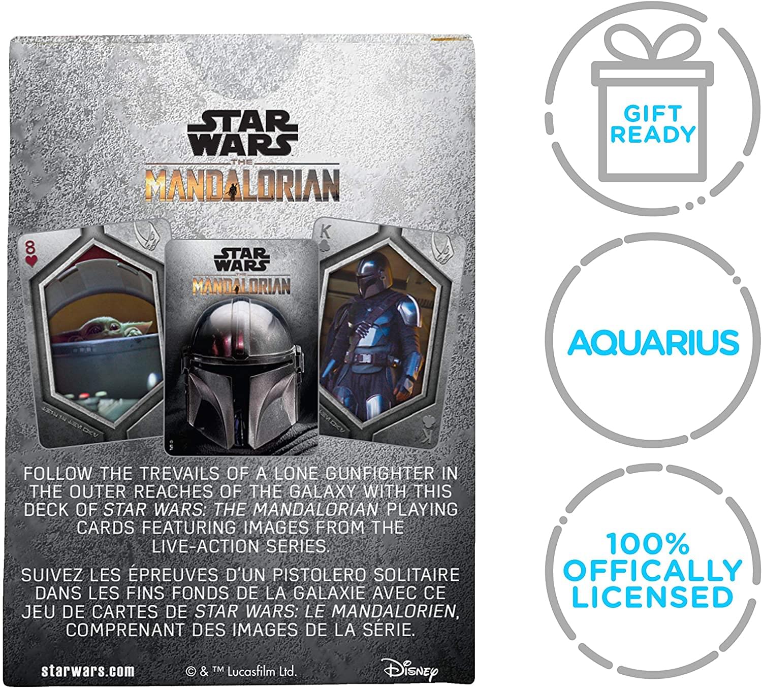Star Wars The Mandalorian Photo Playing Cards | 52 Card Deck + 2 Jokers