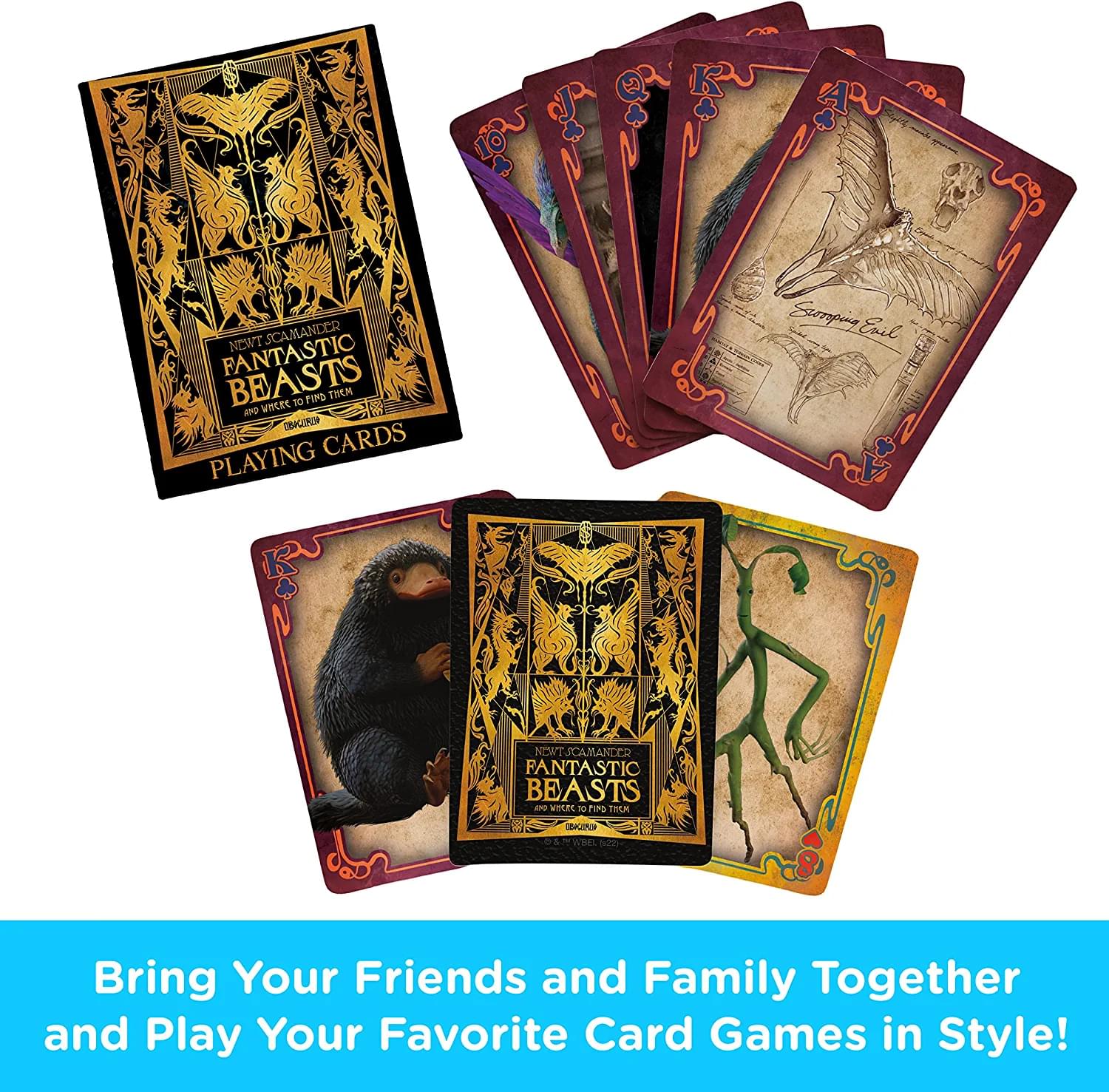 Fantastic Beasts Playing Cards