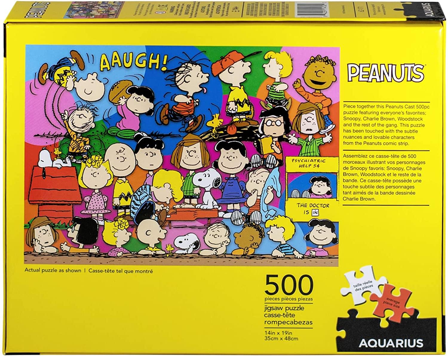 Peanuts Cast 500 Piece Jigsaw Puzzle
