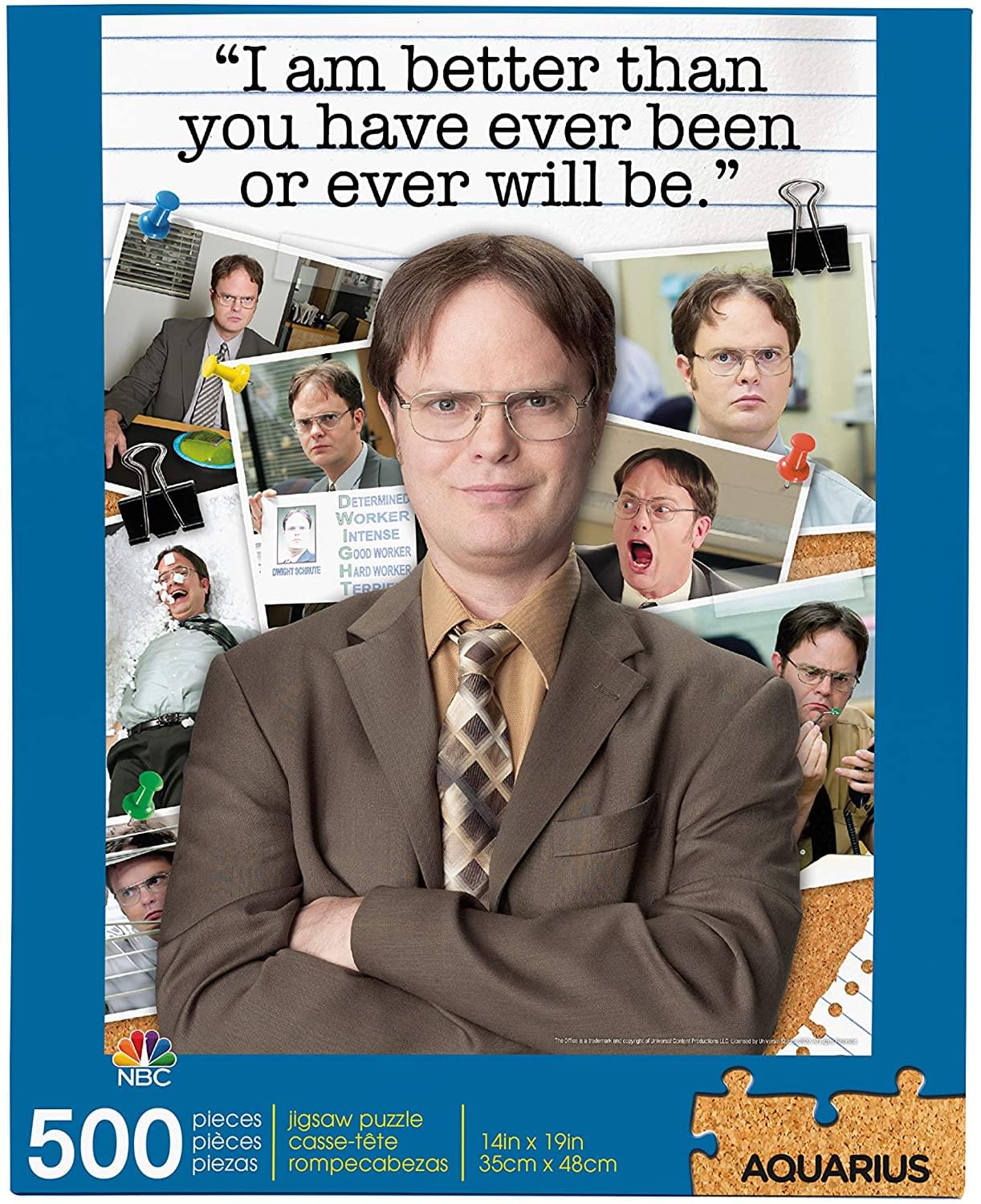 The Office Dwight Quote 500 Piece Jigsaw Puzzle | Free Shipping, image size:1222x1500