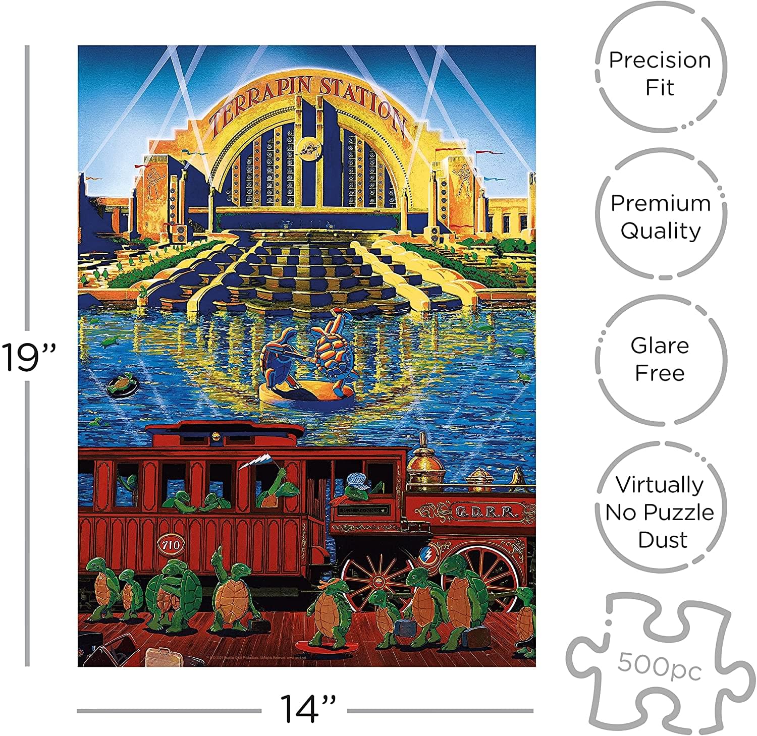 Grateful Dead 500 Piece Jigsaw Puzzle