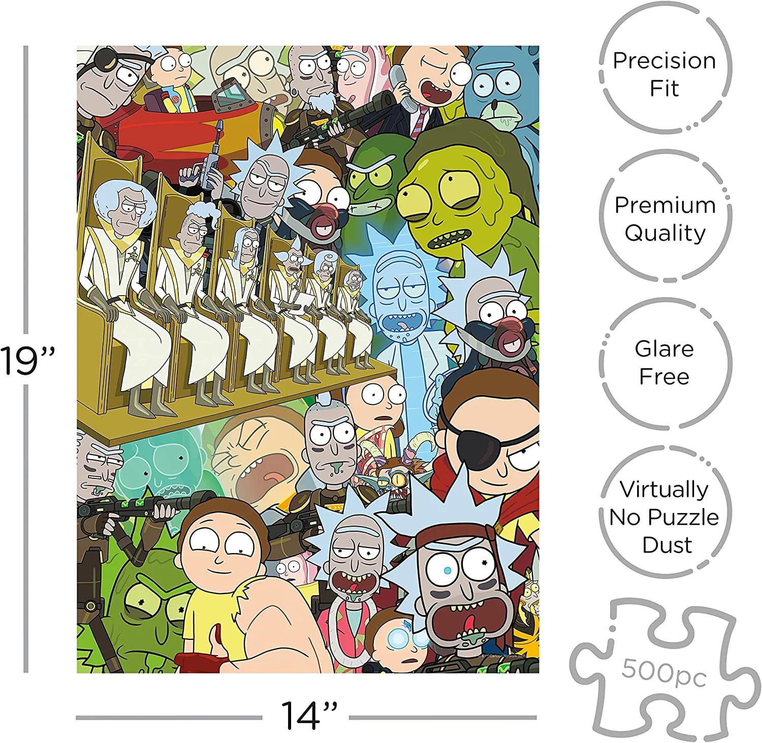 Ricks and Morty 500 Piece Jigsaw Puzzle