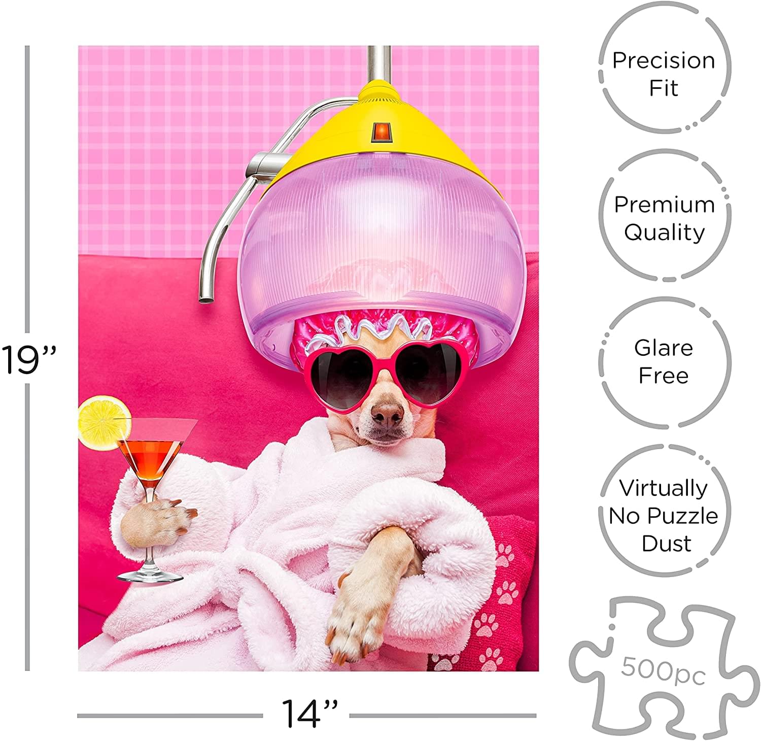 Dog Spa 500 Piece Jigsaw Puzzle