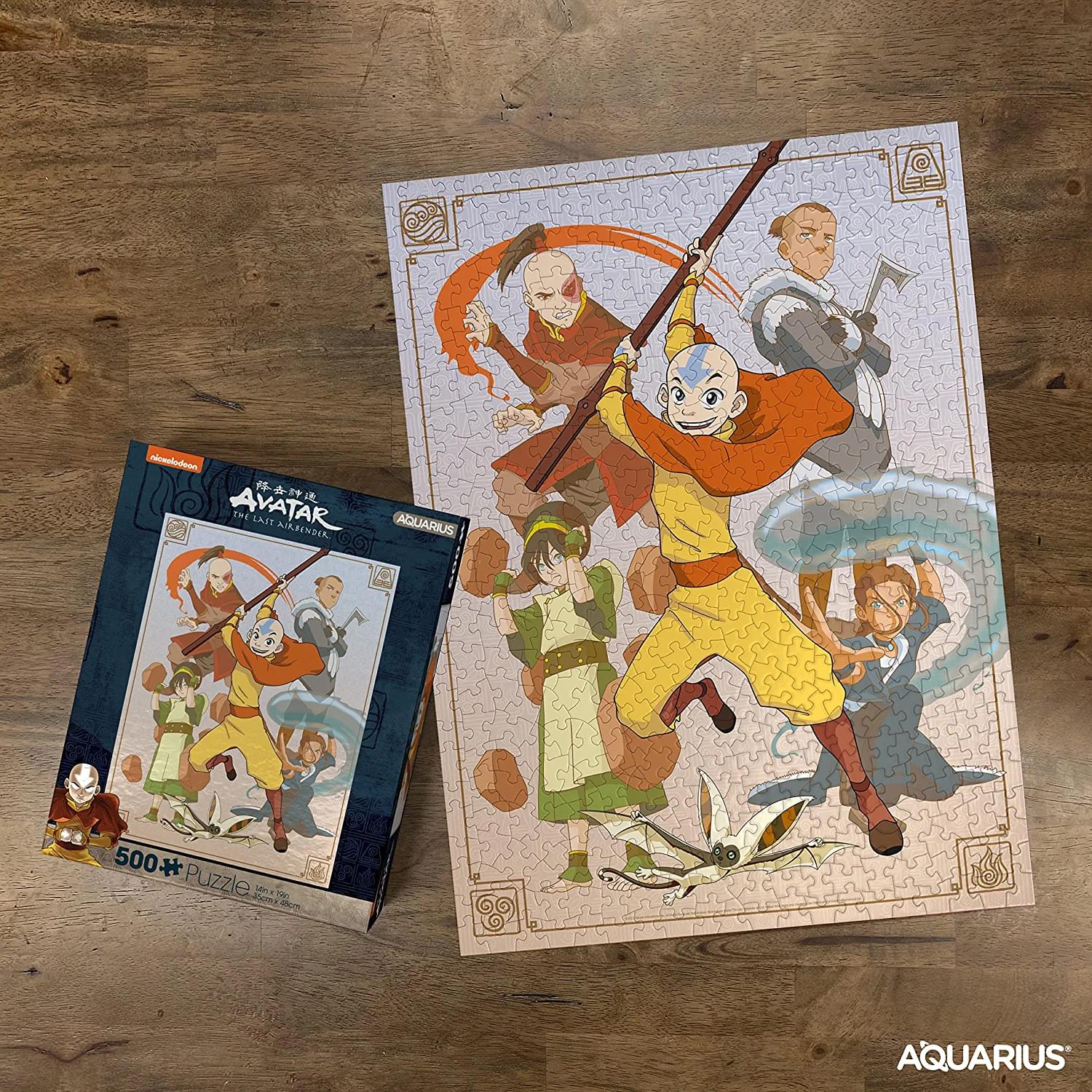 Avatar The Last Airbender Cast 500 Piece Jigsaw Puzzle