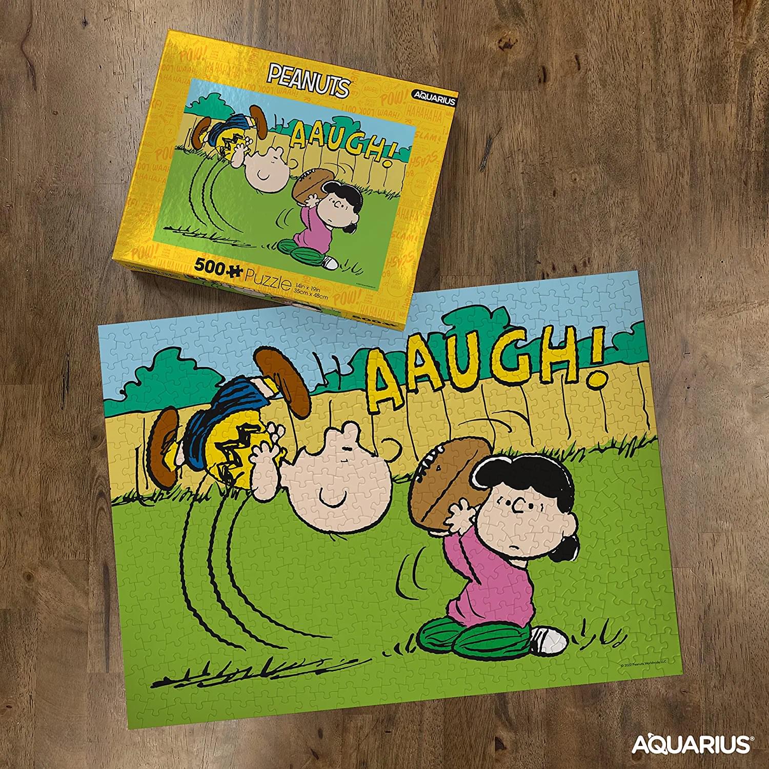 Peanuts Lucy Football 500 Piece Jigsaw Puzzle
