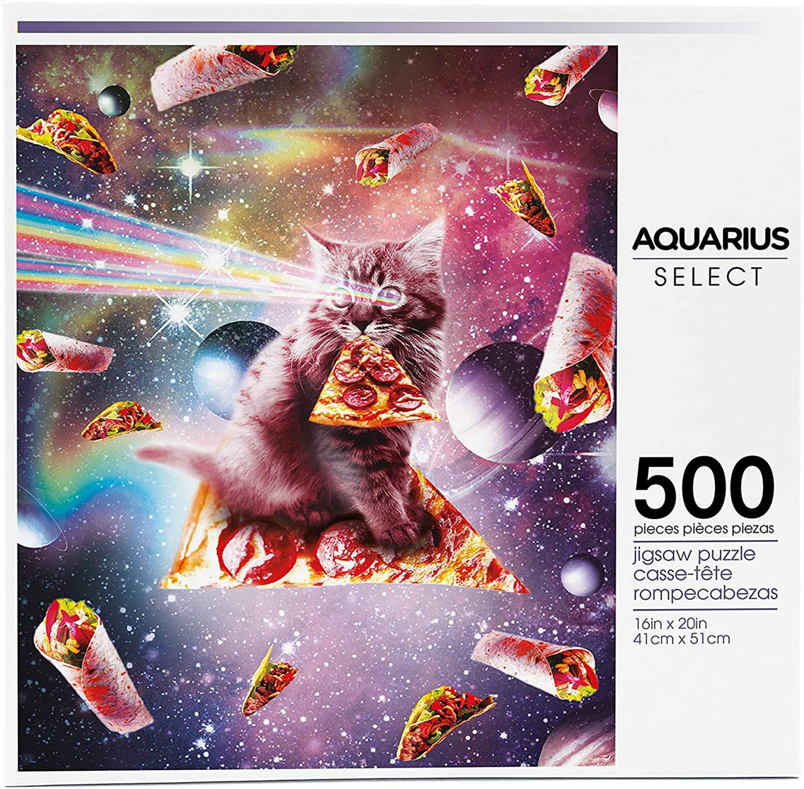 Pizza Cat 500 Piece Jigsaw Puzzle | Free Shipping