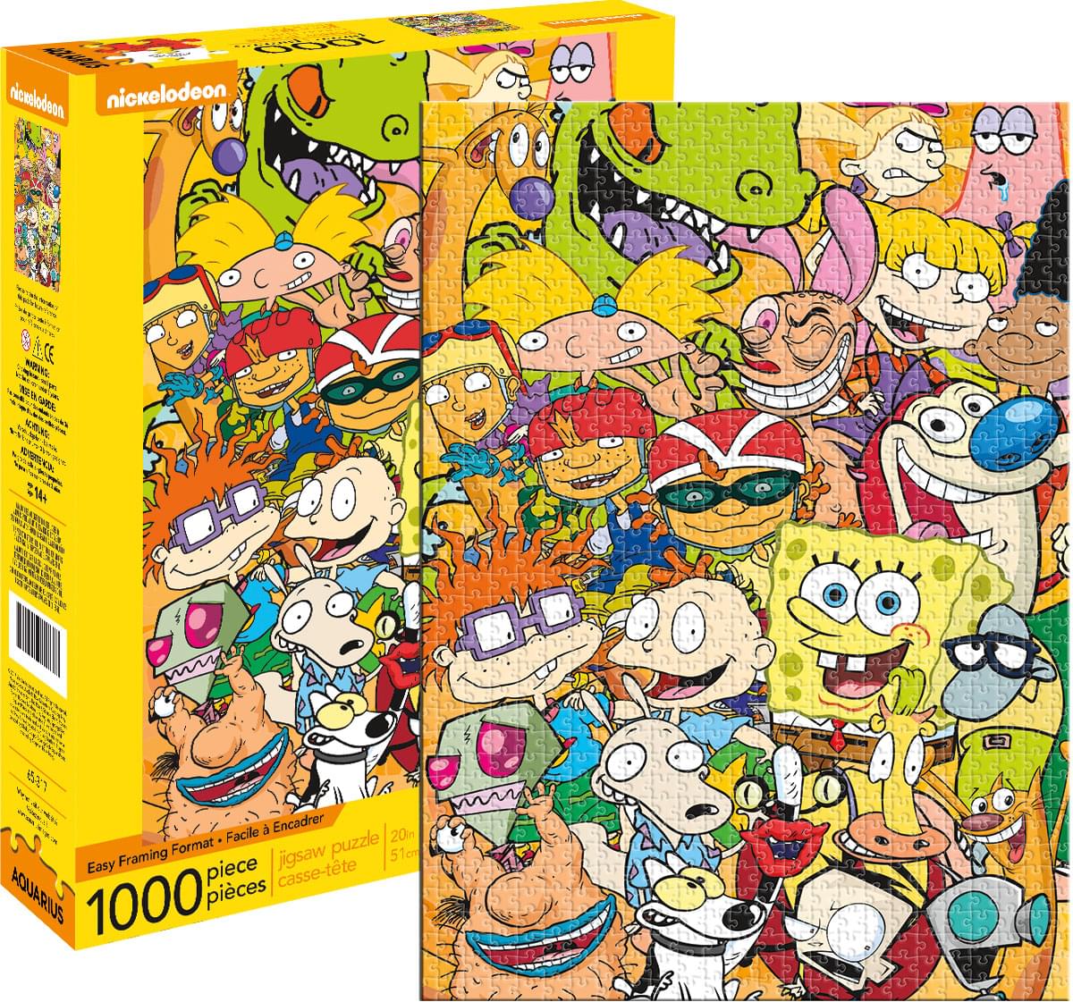 Nickelodeon Cast 1000 Piece Jigsaw Puzzle