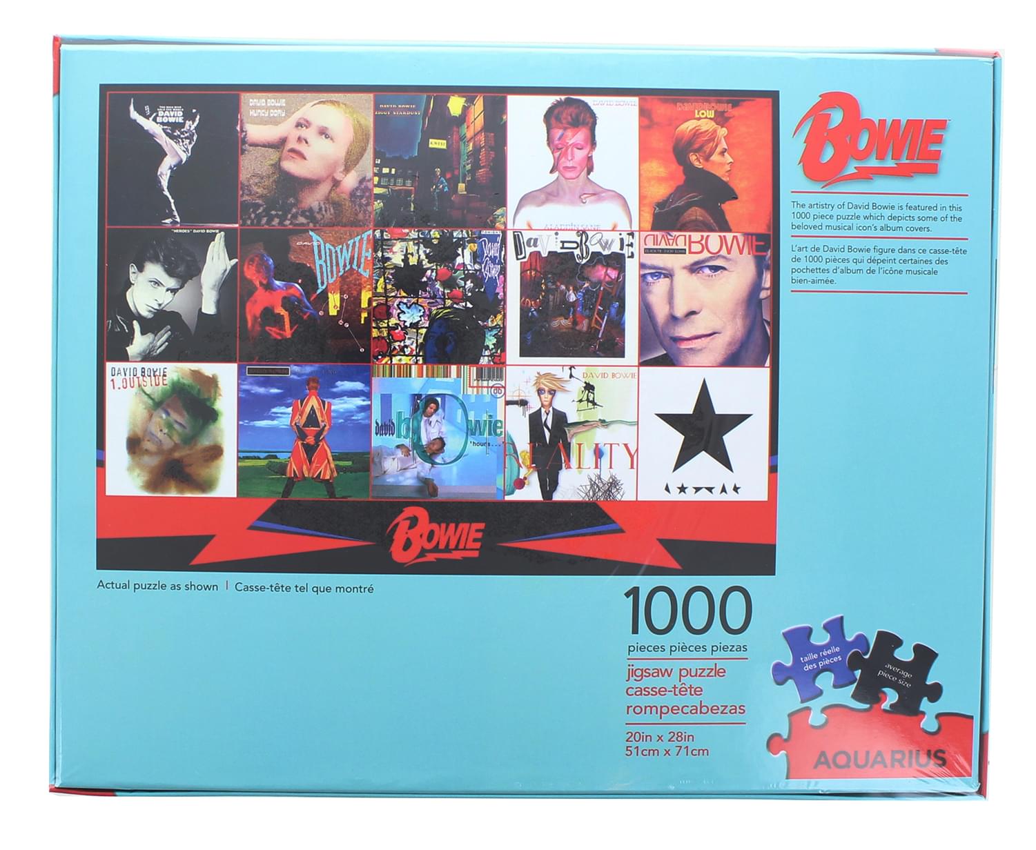 David Bowie Albums 1000 Piece Jigsaw Puzzle