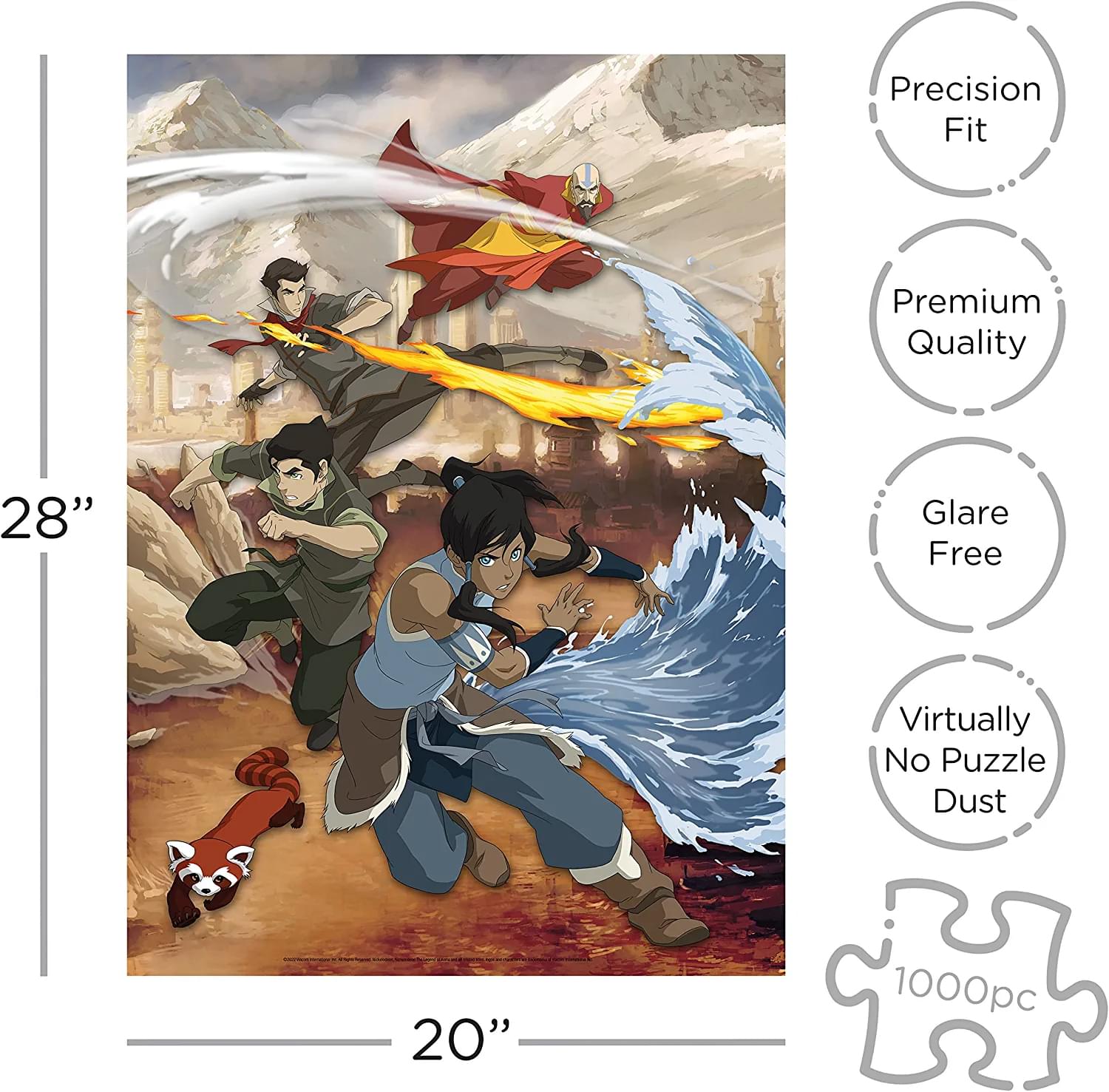 Legend of Korra 1000 Piece Jigsaw Puzzle