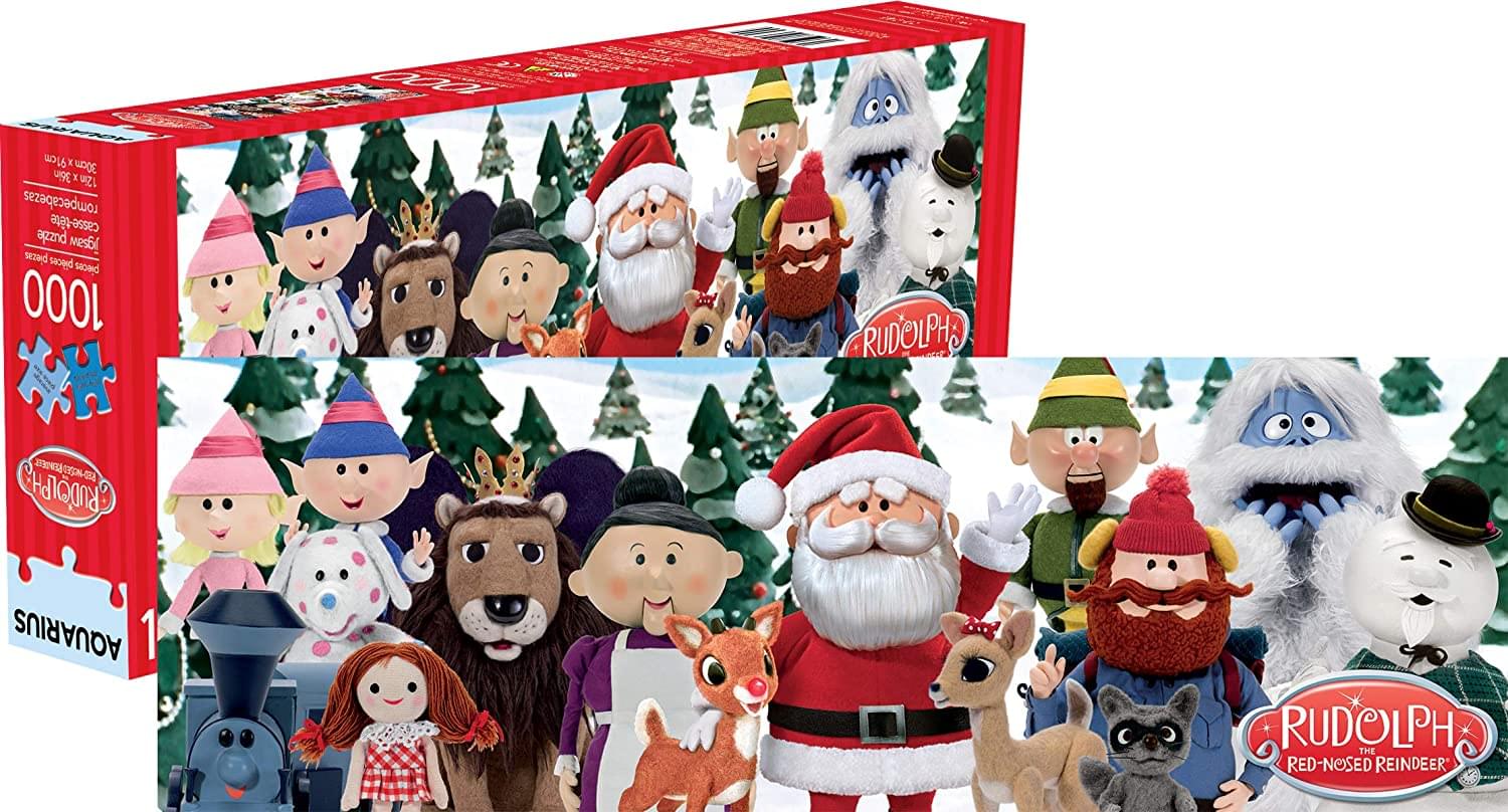 Rudolph the Red-Nosed Cast 1000 Piece Slim Jigsaw Puzzle