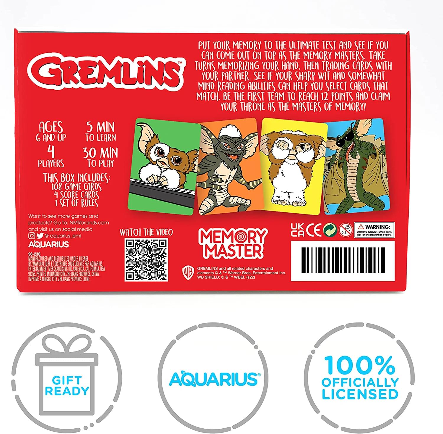 Gremlins Memory Master Card Game