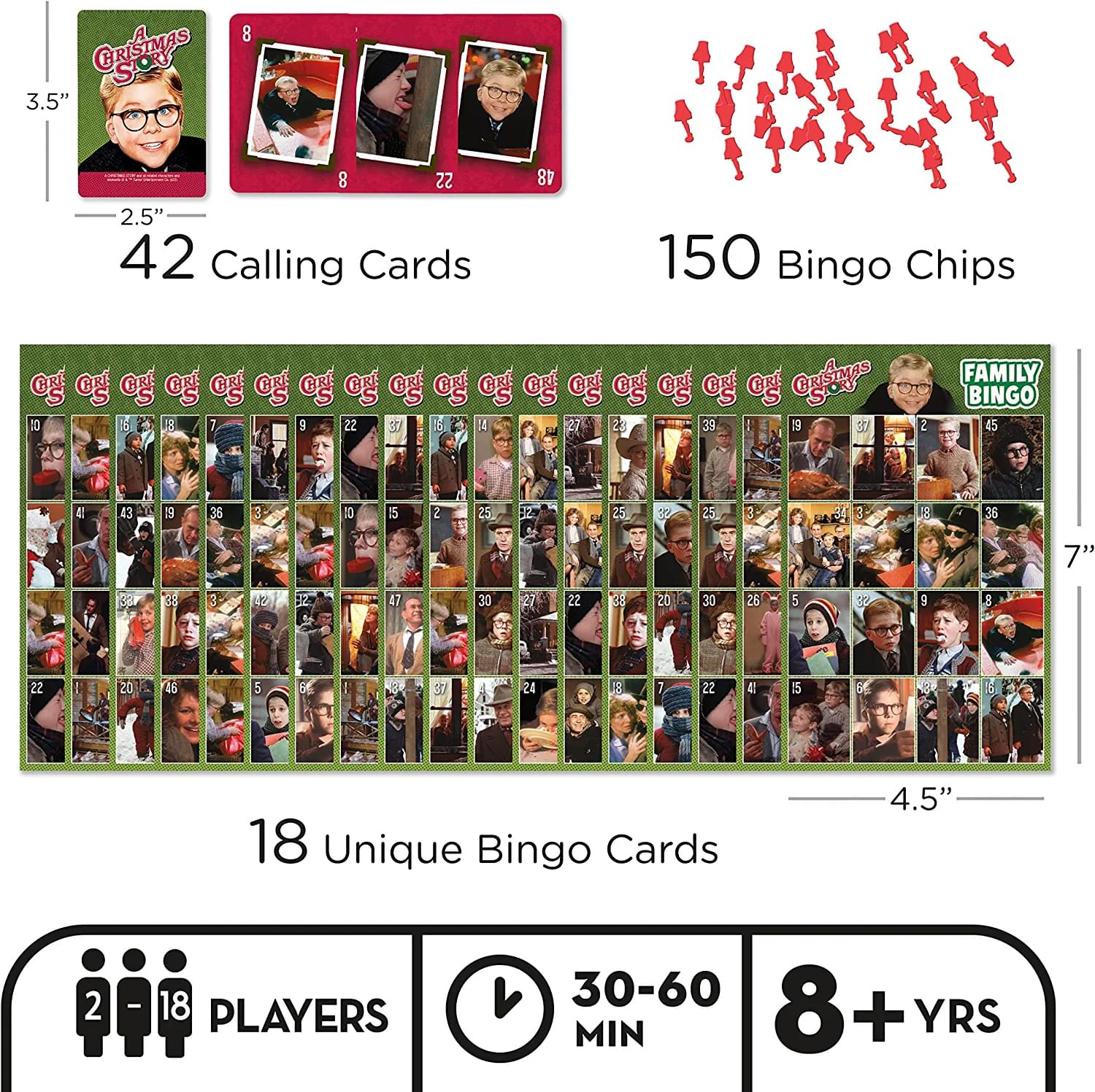 A Christmas Story Family Bingo