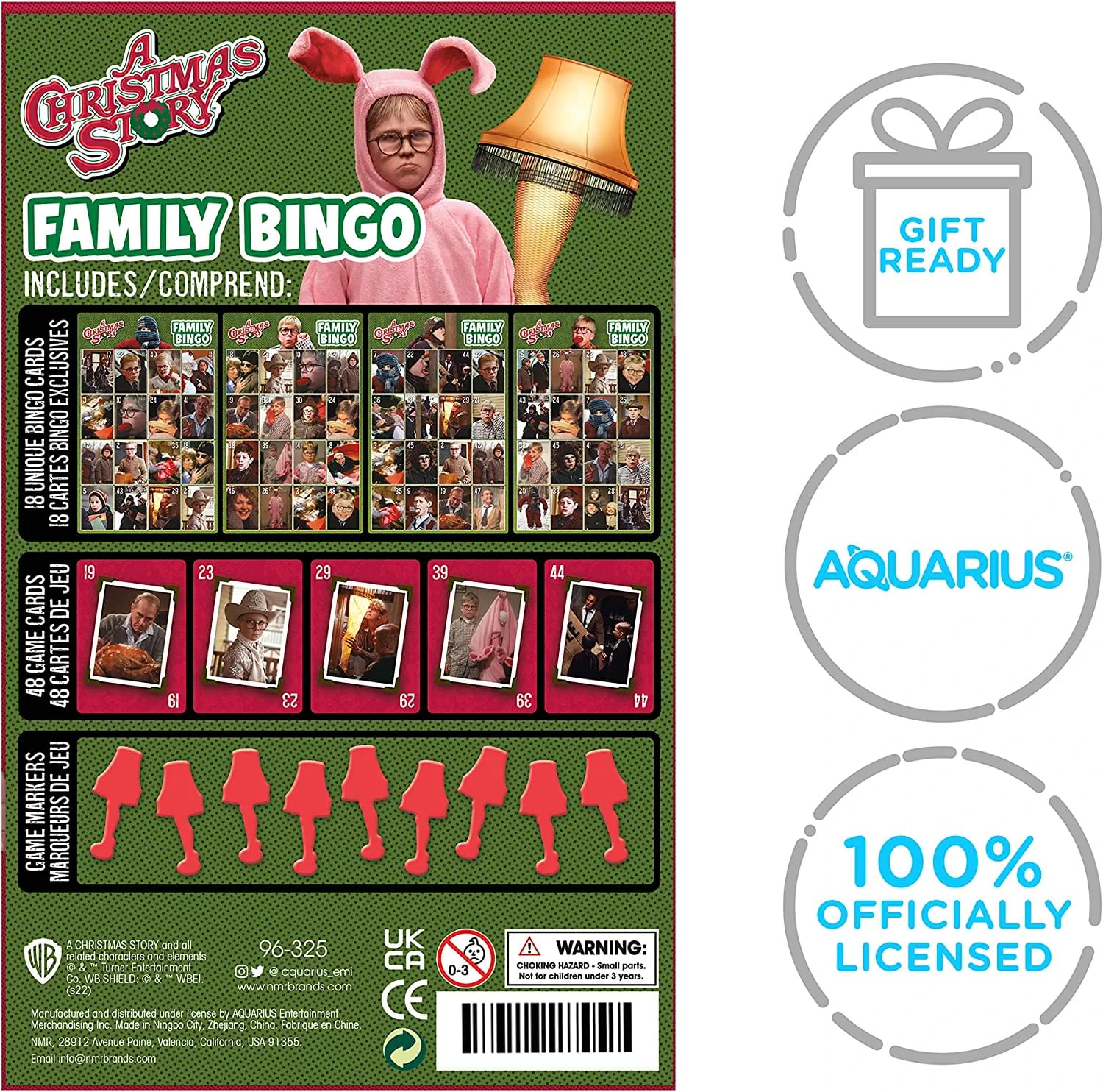 A Christmas Story Family Bingo
