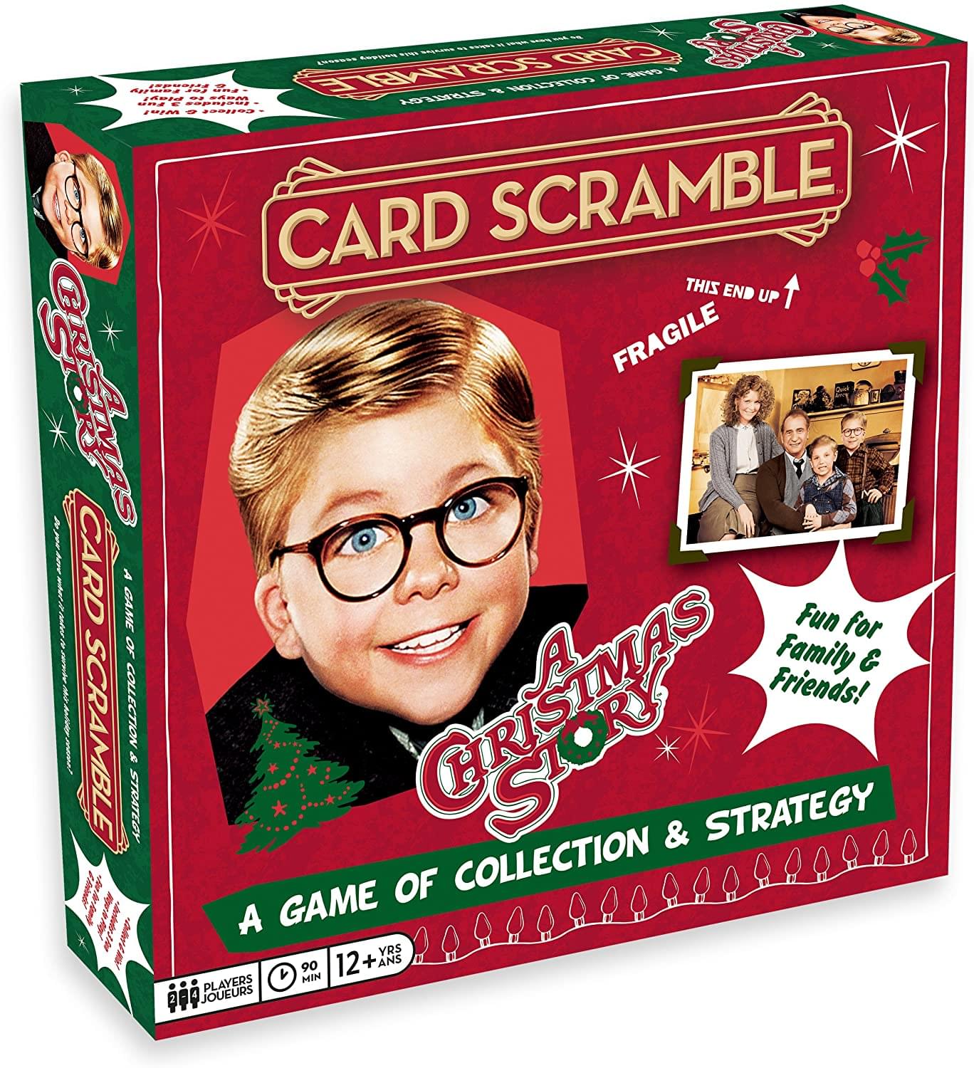 A Christmas Story Card Scramble Board Game