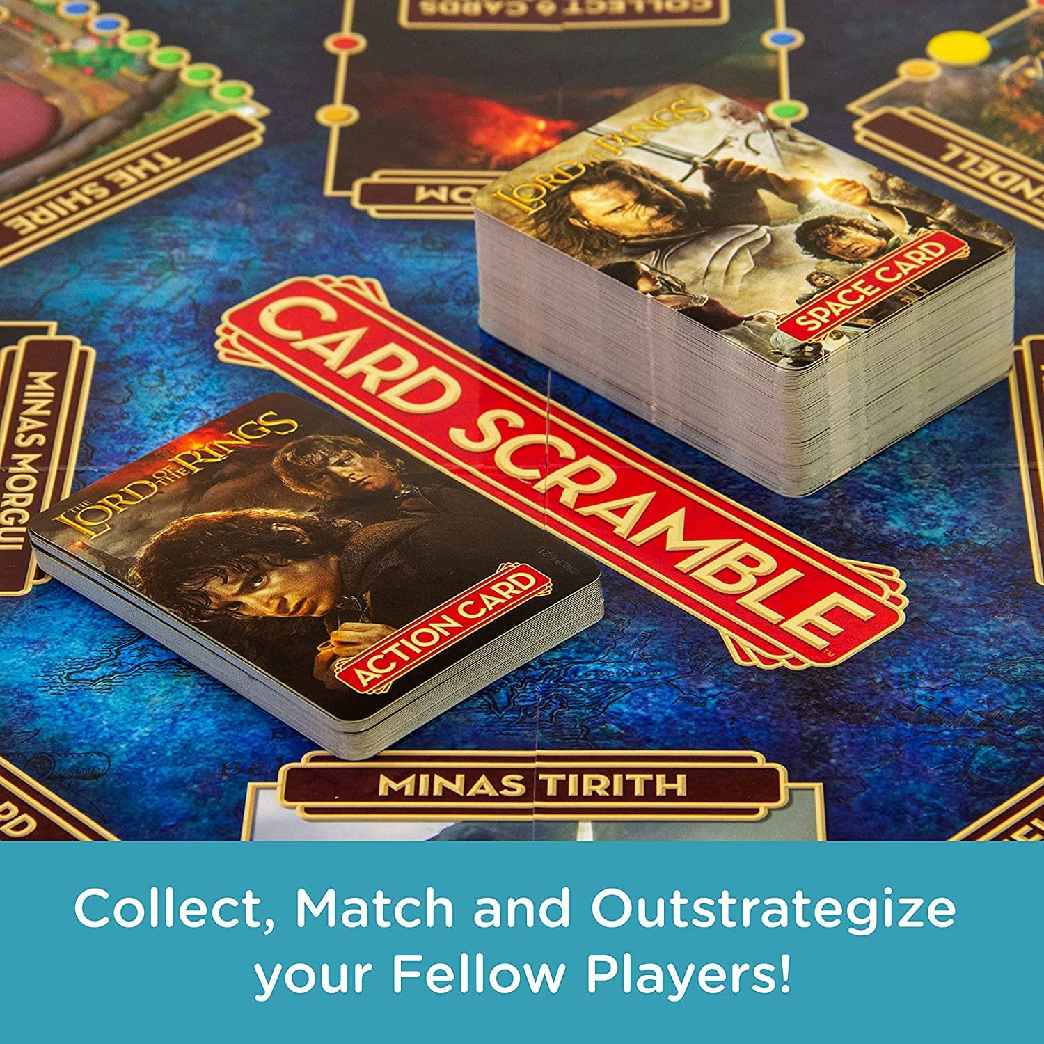 Lord of the Rings Card Scramble Board Game