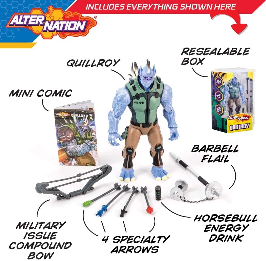 Alter Nation 7.5 Inch Phase 1 Action Figure | Quillroy