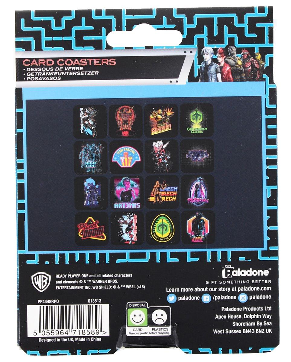 Ready Player One 8-Piece Coaster Set