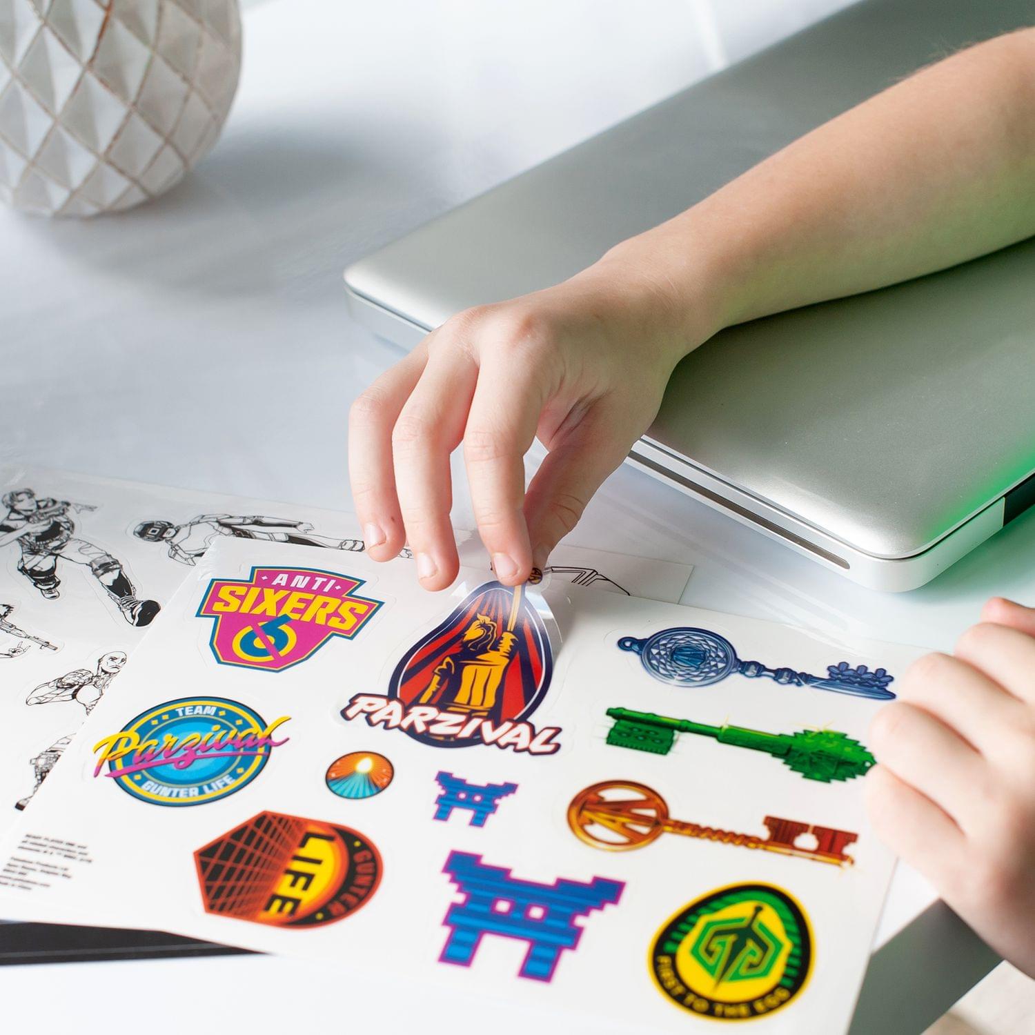 Ready Player One Vinyl Gadget Decal Sticker Pack
