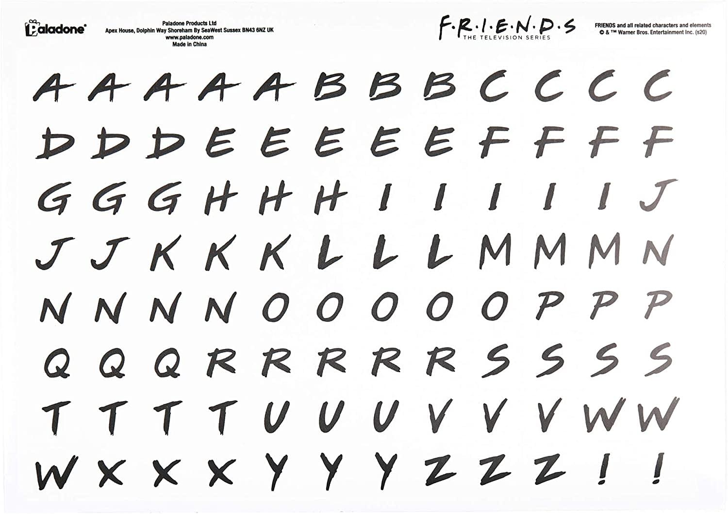 Friends Gadget Decal Stickers | 4 Sheets
