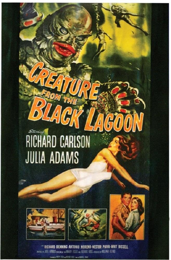 Creature Black Lagoon Poster Cling Halloween Decoration