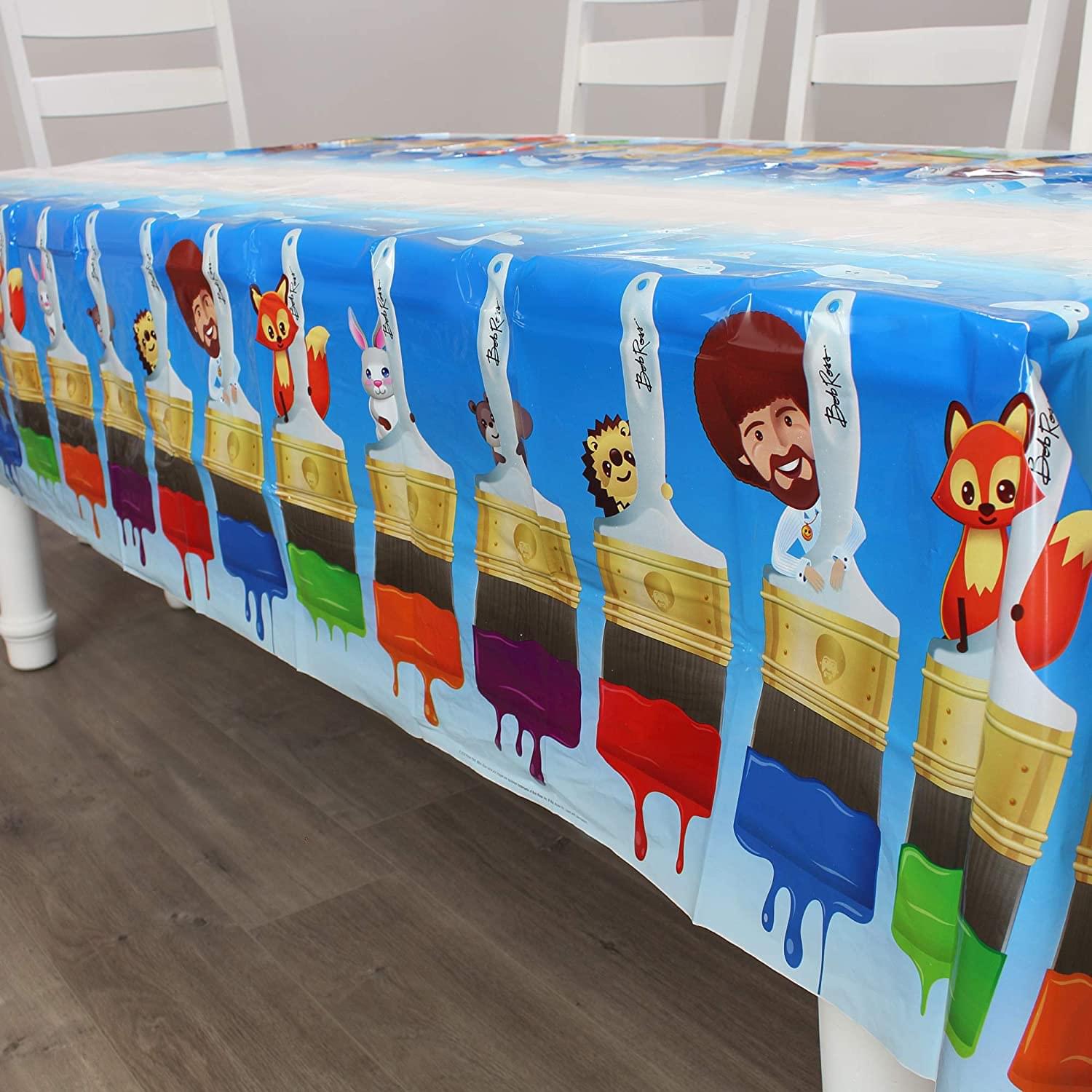 Bob Ross Friends Birthday Party Supplies Pack | 66 Pieces | Serves 8 Guests