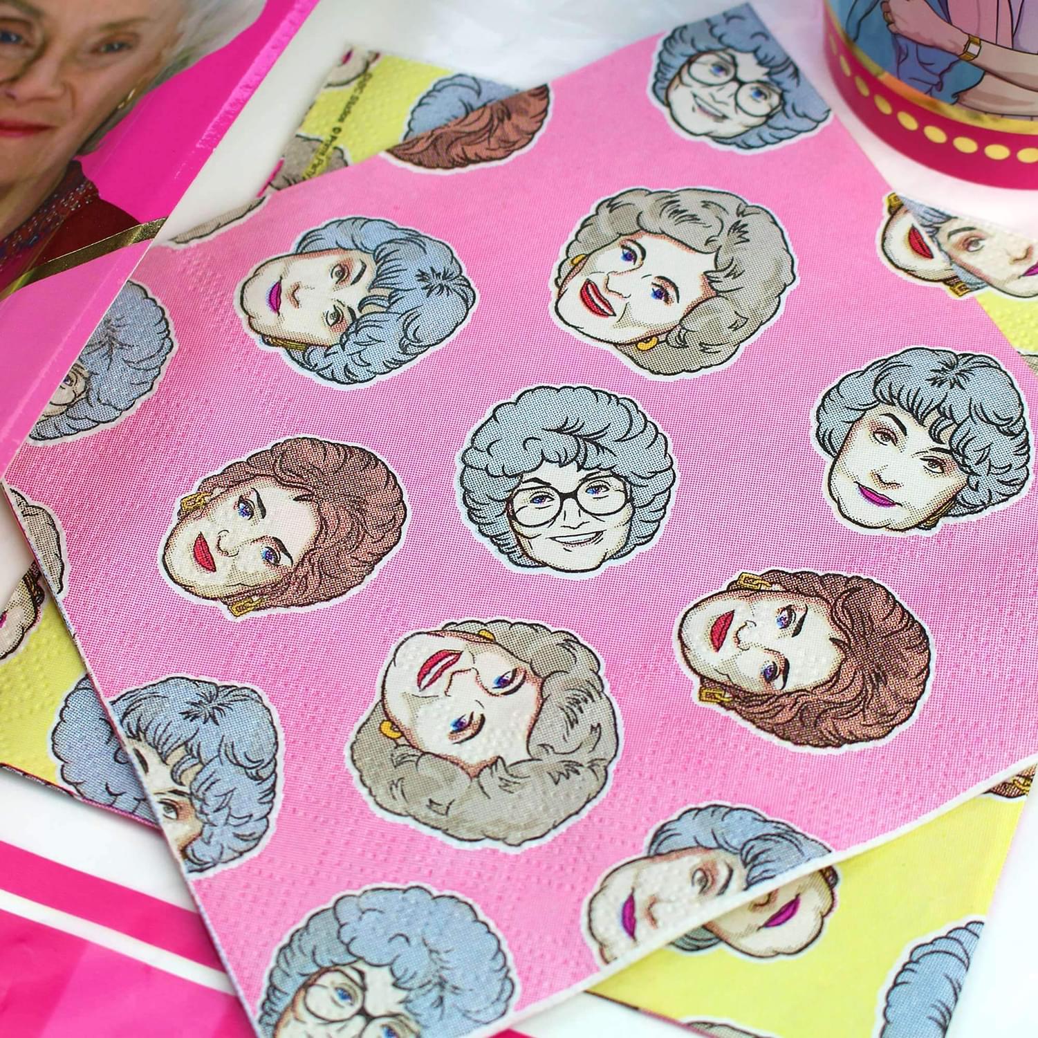 The Golden Girls Beverage Party Napkins | 16 Pack