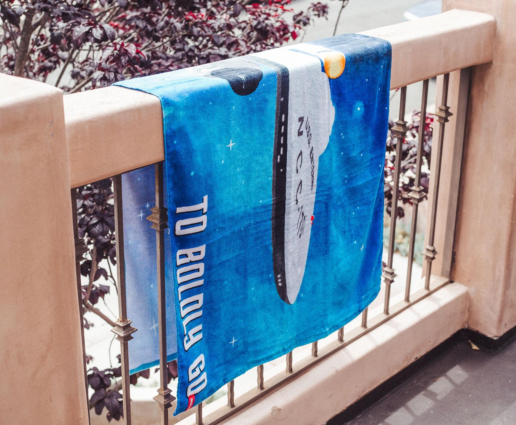 Star Trek: The Original Series "Boldly Go" Beach Towel | 60 x 30 Inches