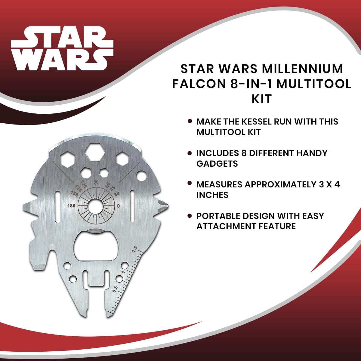 Star Wars Millennium Falcon 8-In-1 Multitool Kit