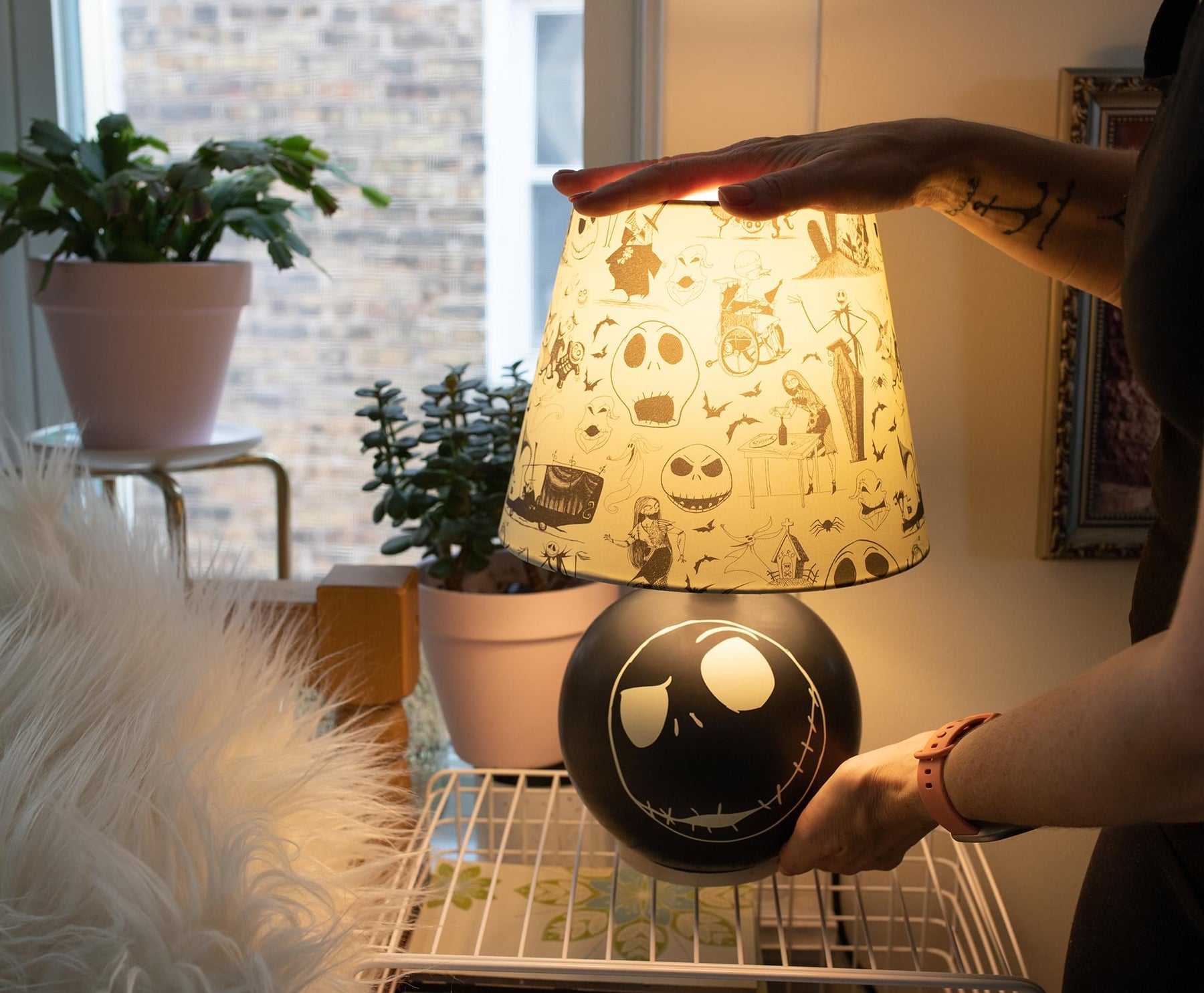 Disney The Nightmare Before Christmas Jack Skellington Table Lamp | 14 Inches