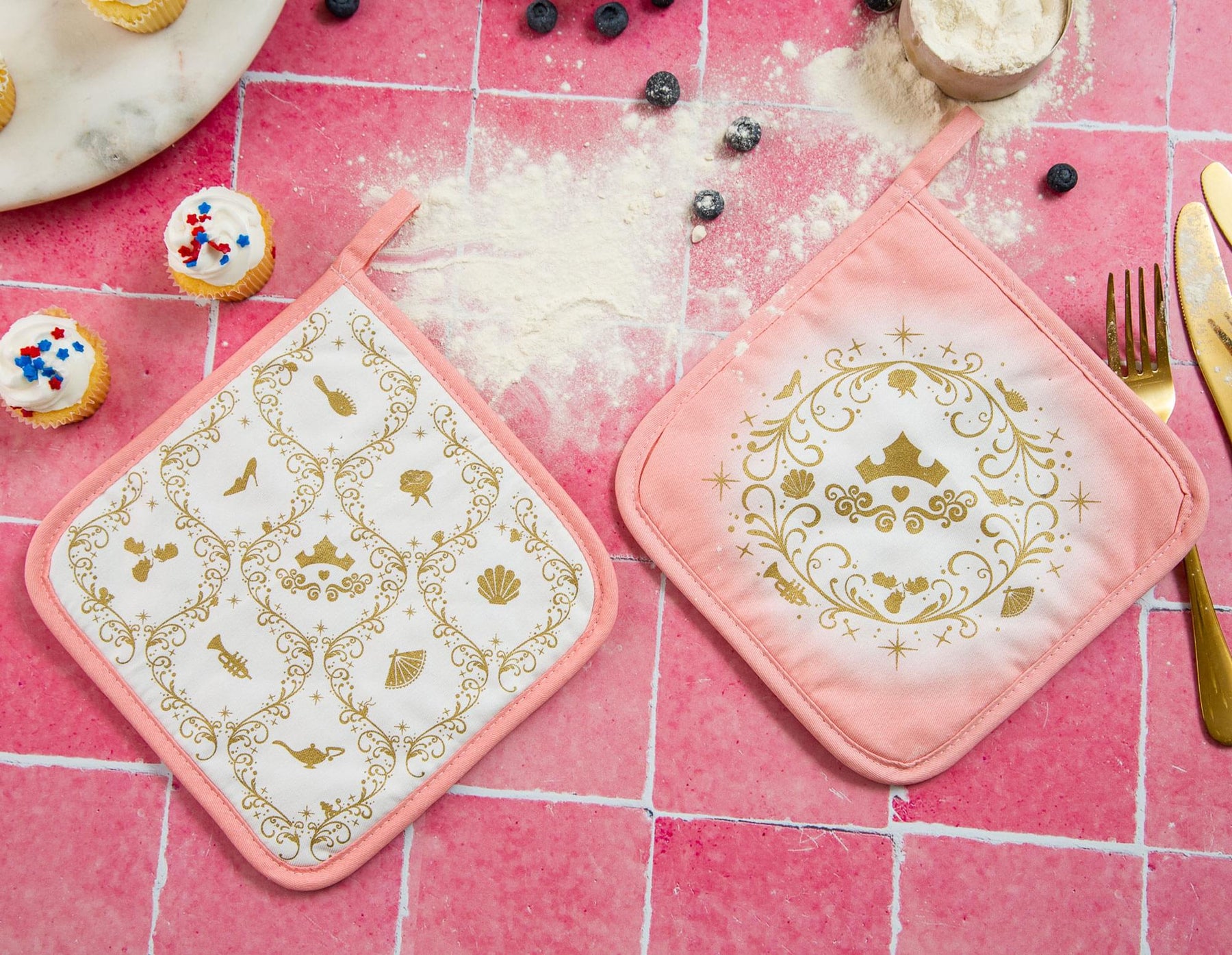 Disney Princess Kitchen Pot Holders | Set of 2