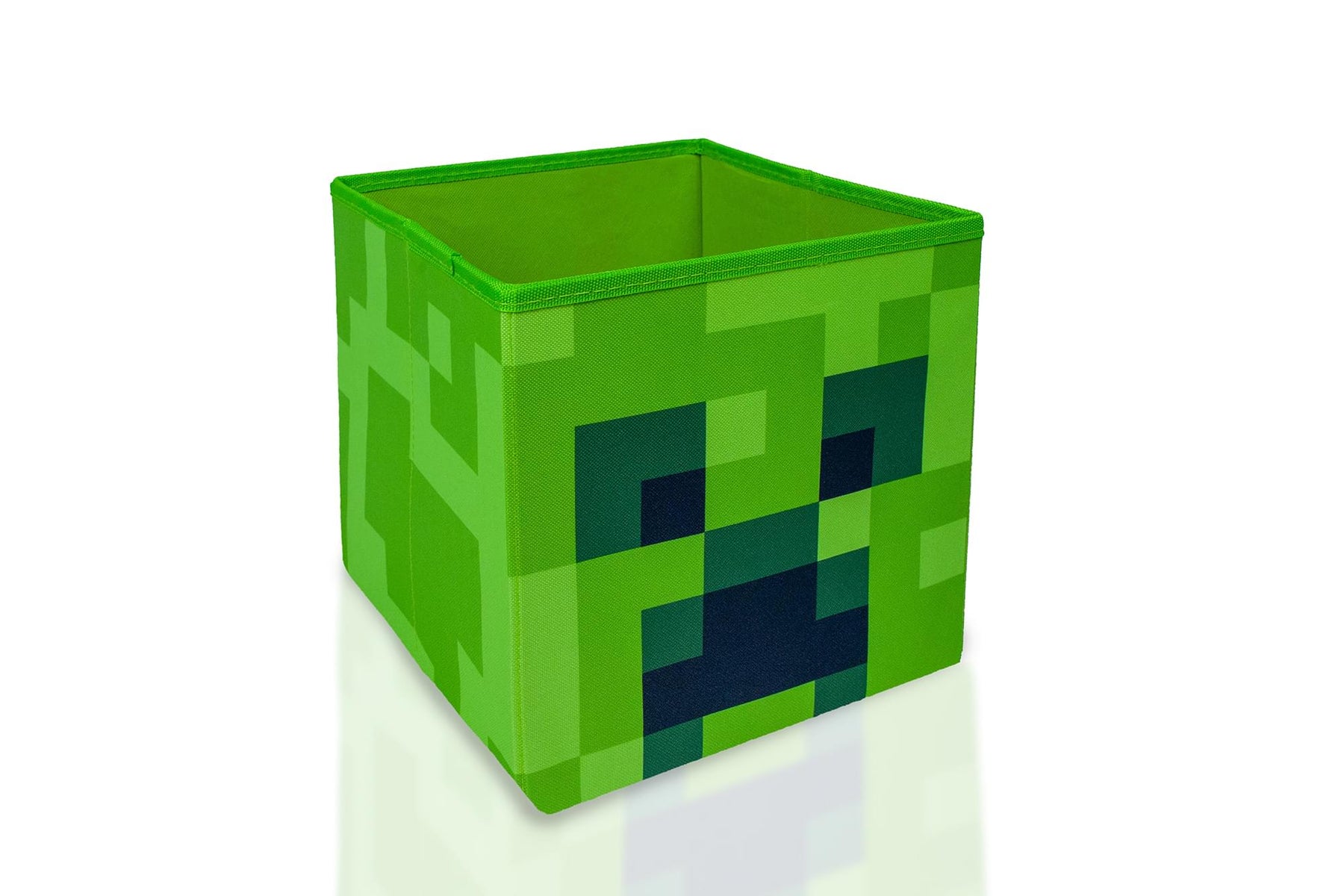 Minecraft Creeper Storage Cube Organizer | Minecraft Storage Cube | 10-Inch Bin