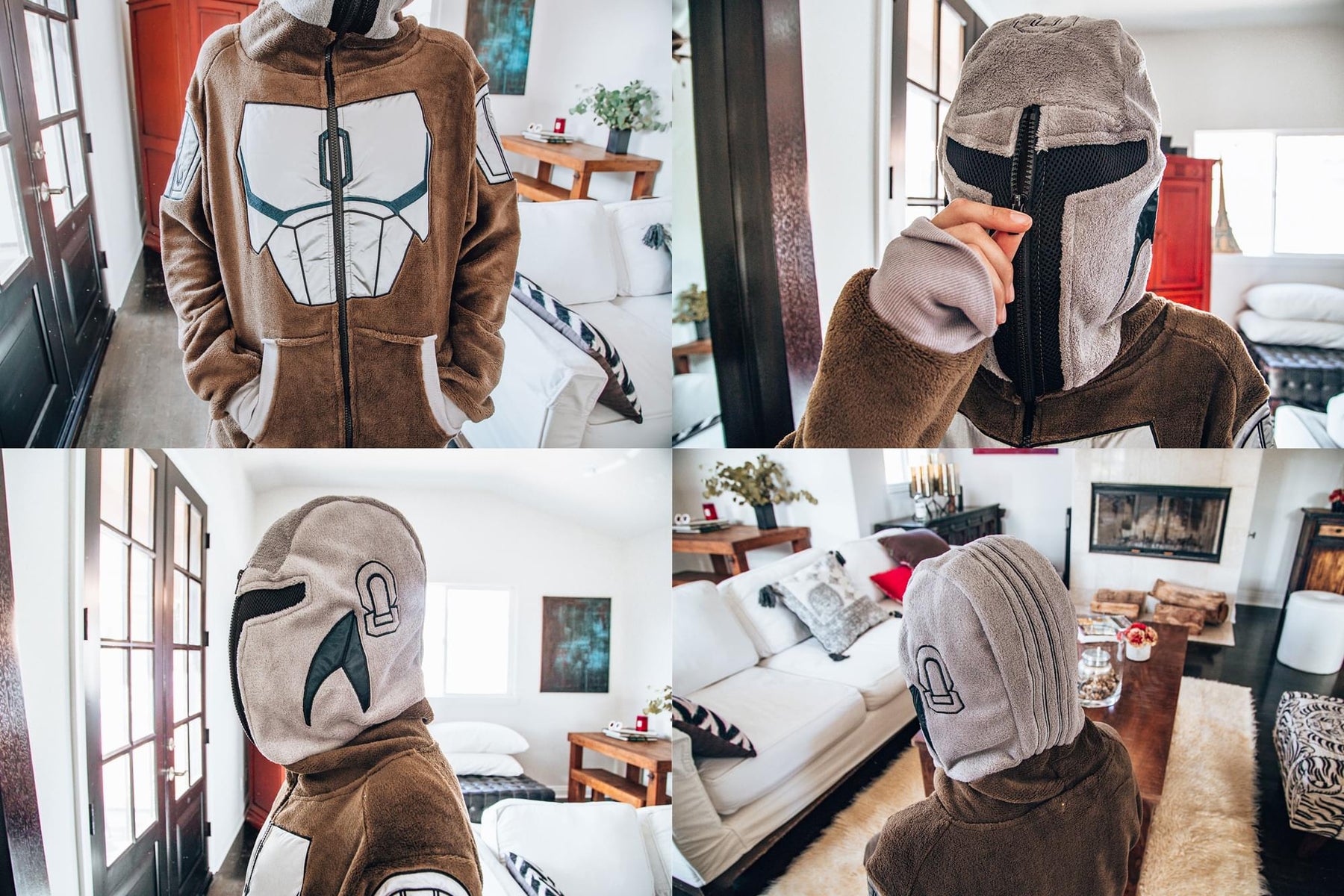 Star Wars: The Mandalorian, Bounty Hunter Unisex Onesie for Adults