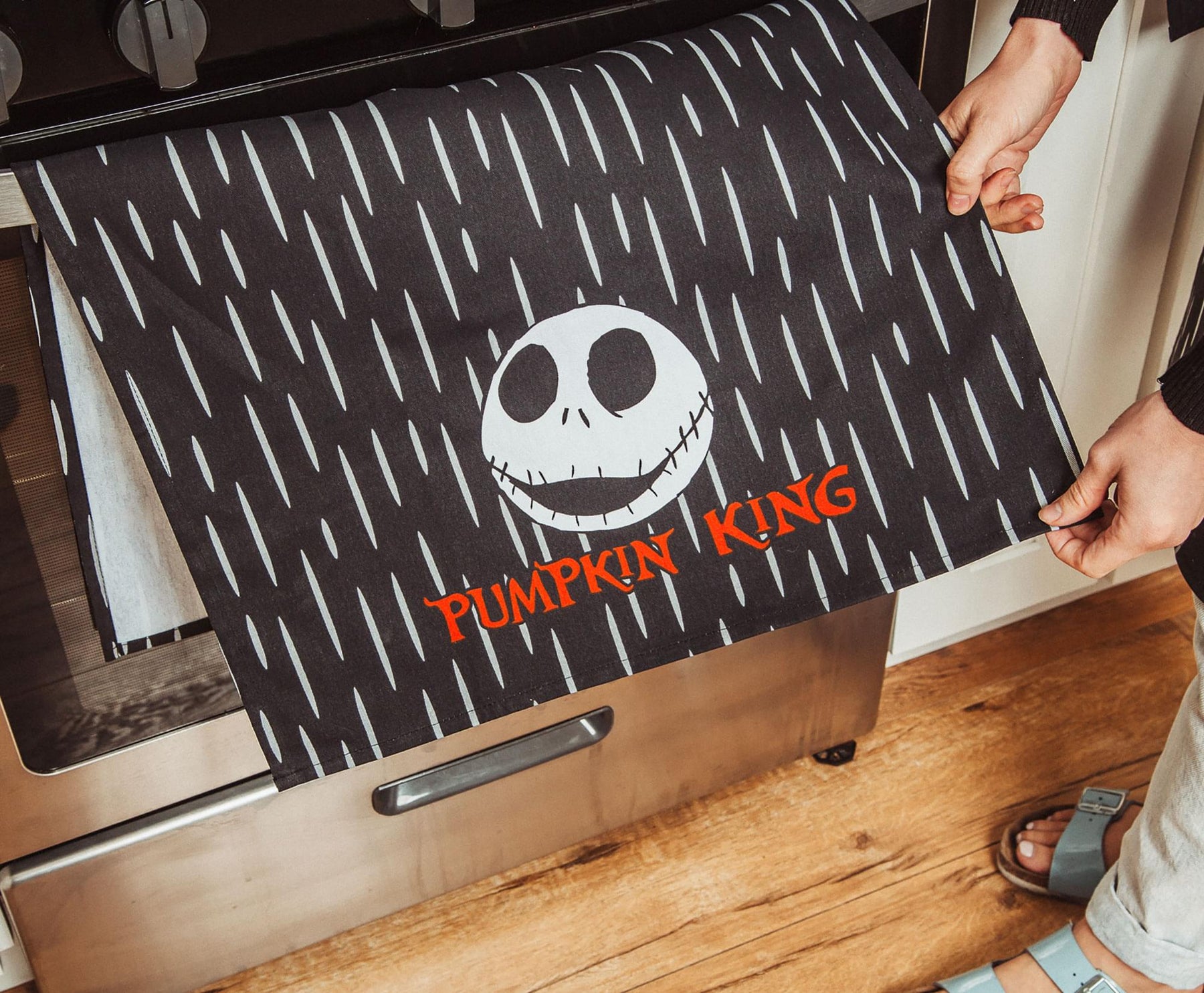 Disney The Nightmare Before Christmas Jack Black Kitchen Hand Towels | Set of 2