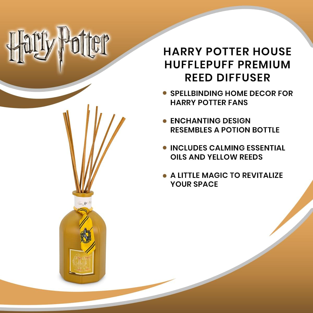 Harry Potter House Hufflepuff Premium Reed Diffuser