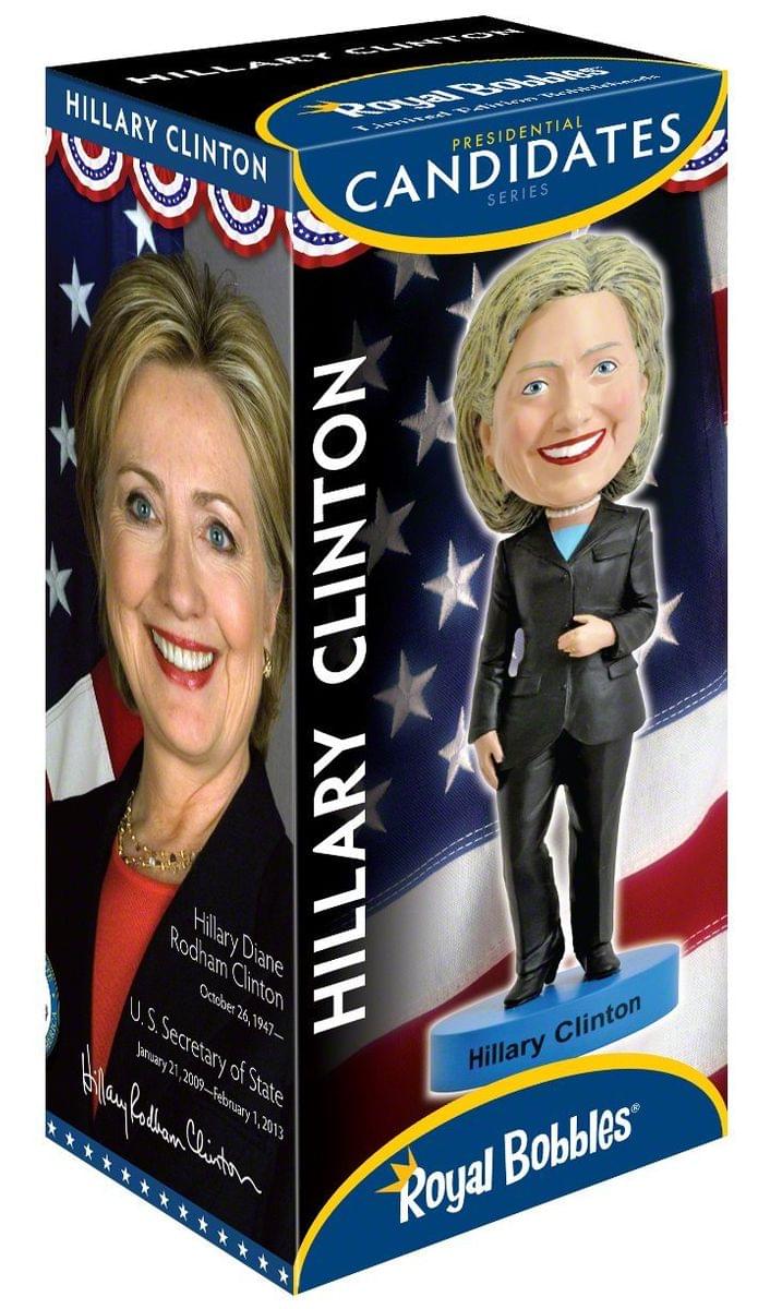 Royal Bobbles Hillary Clinton Presidential Candidates Series Bobblehead