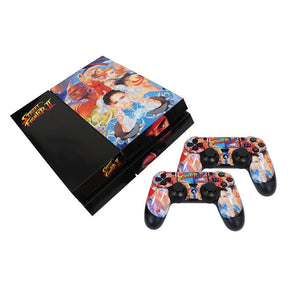 Street Fighter 2 PS4 Console & Controller Skin Pack