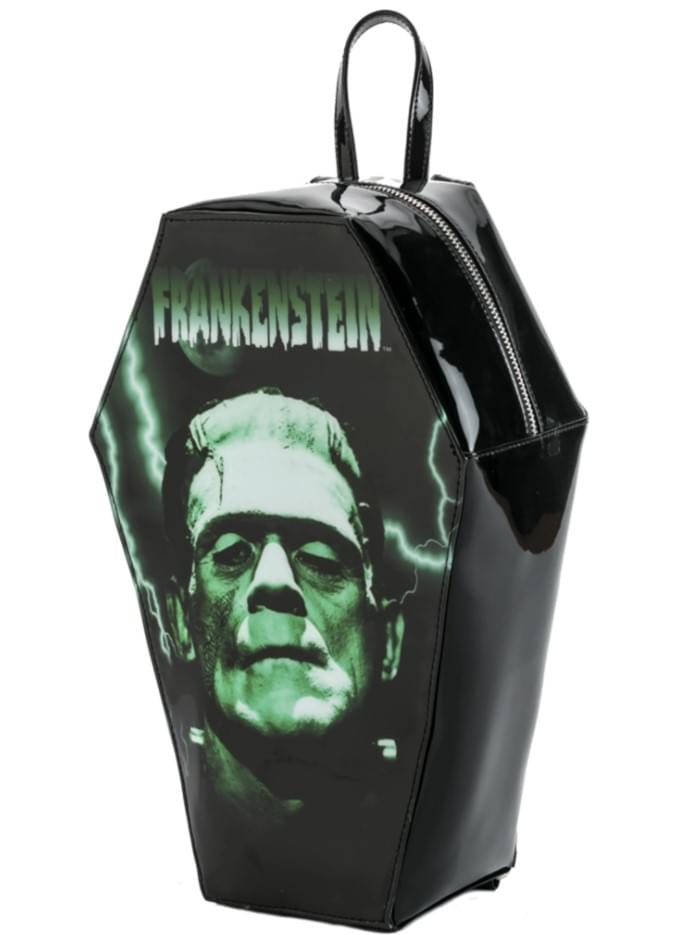 universal monsters bag Universal Monsters Green Frankenstein Coffin Backpack